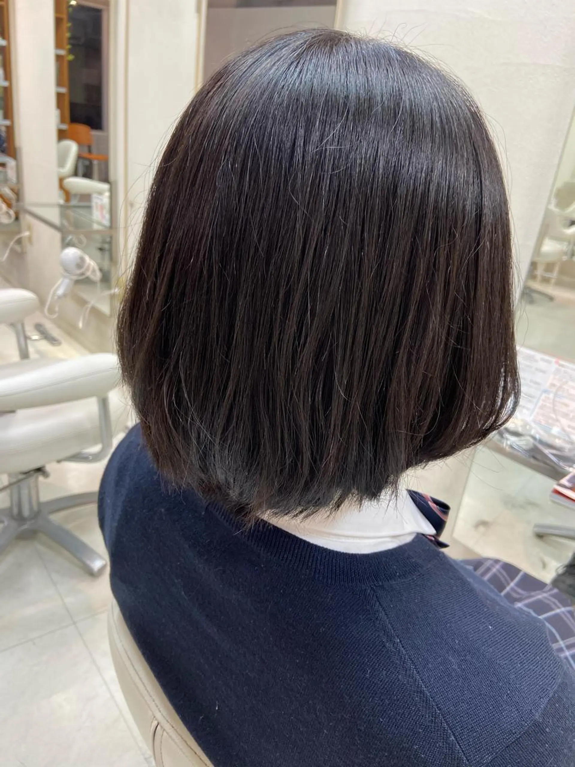 ショート ボブ 菊地 美憂のヘアスタイル
