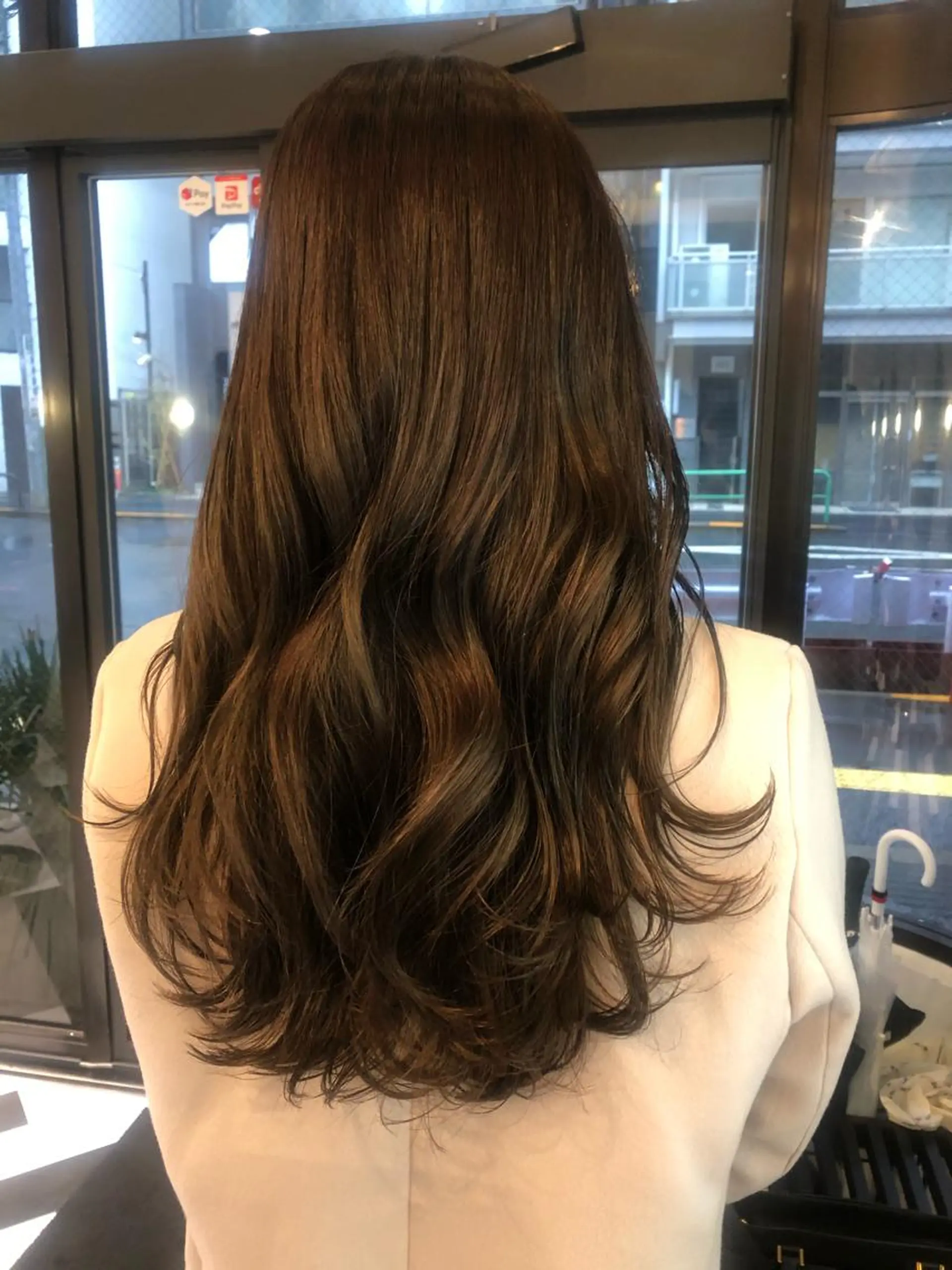 セミロング カラー 貴方に似合うを見つけ ます🌱市川リョウカのヘアスタイル