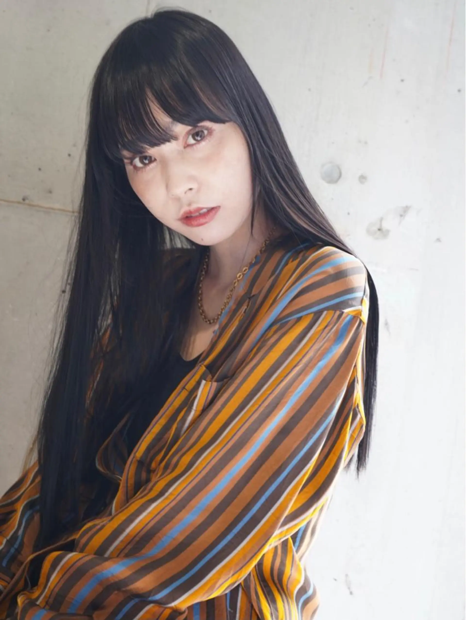 ロング カラー ヘアアレンジ ロング カット 縮毛矯正 トリートメント lani ブリーチ /ダブルカラーのヘアスタイル