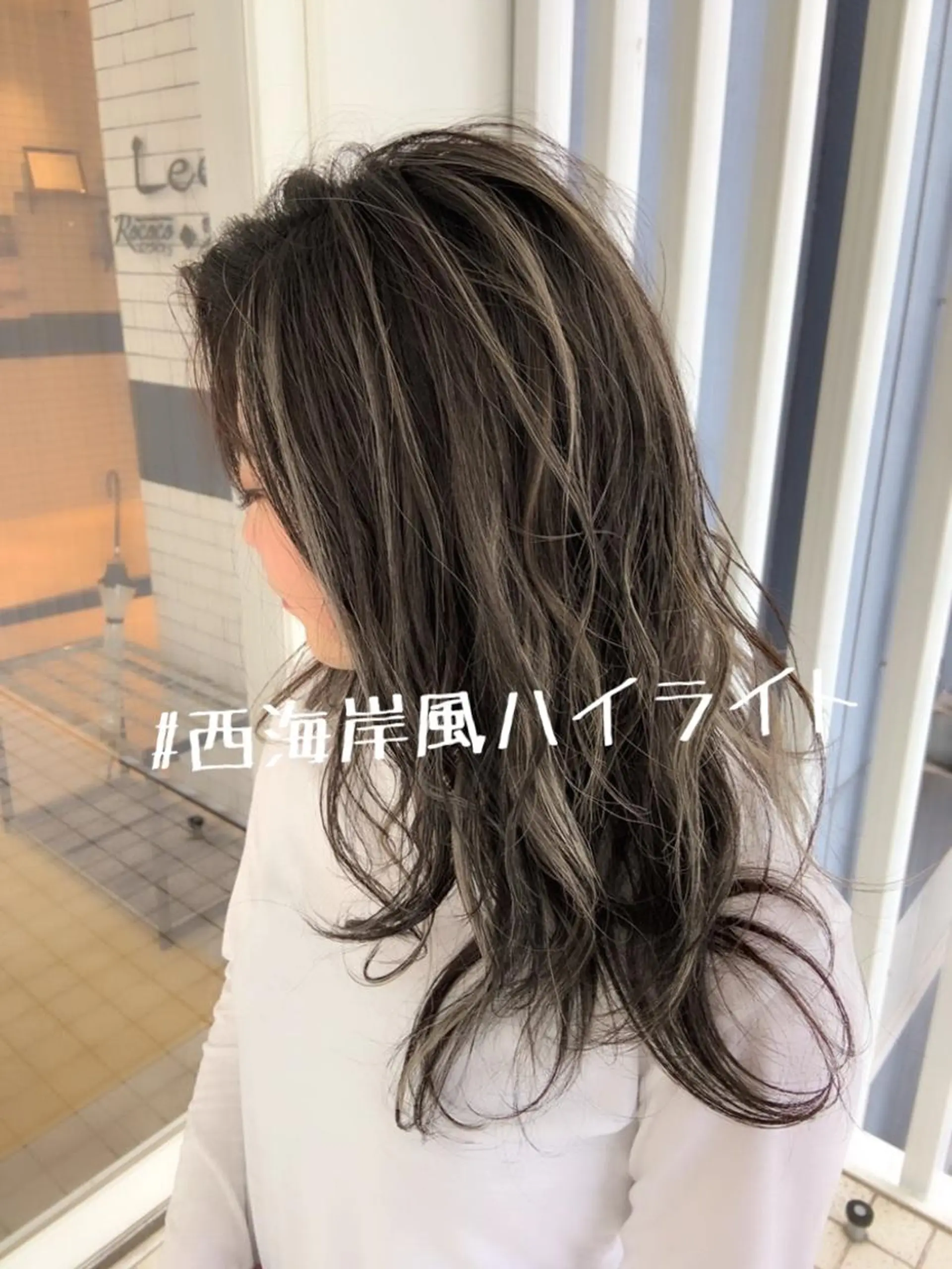 セミロング カラー 山内 聡史のヘアスタイル