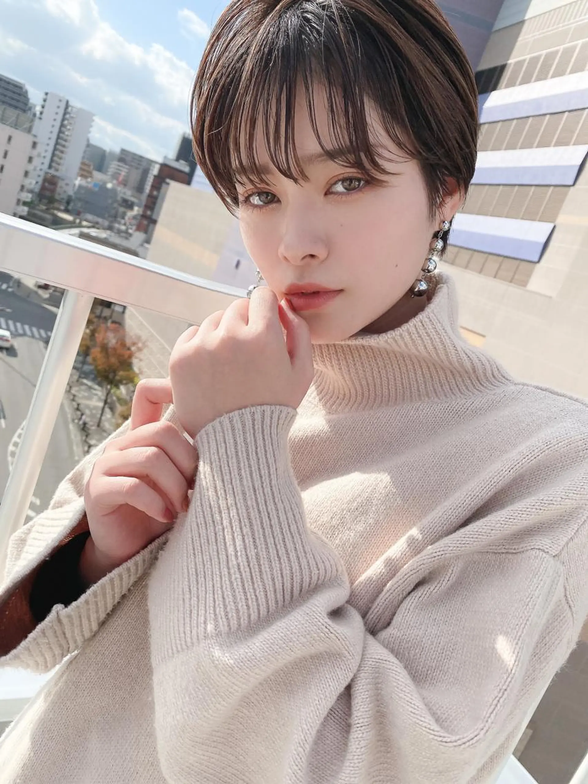 ショート カラー カット ヘアカラー トリートメント 🍎吉川浩生 トップスタイリストのヘアスタイル