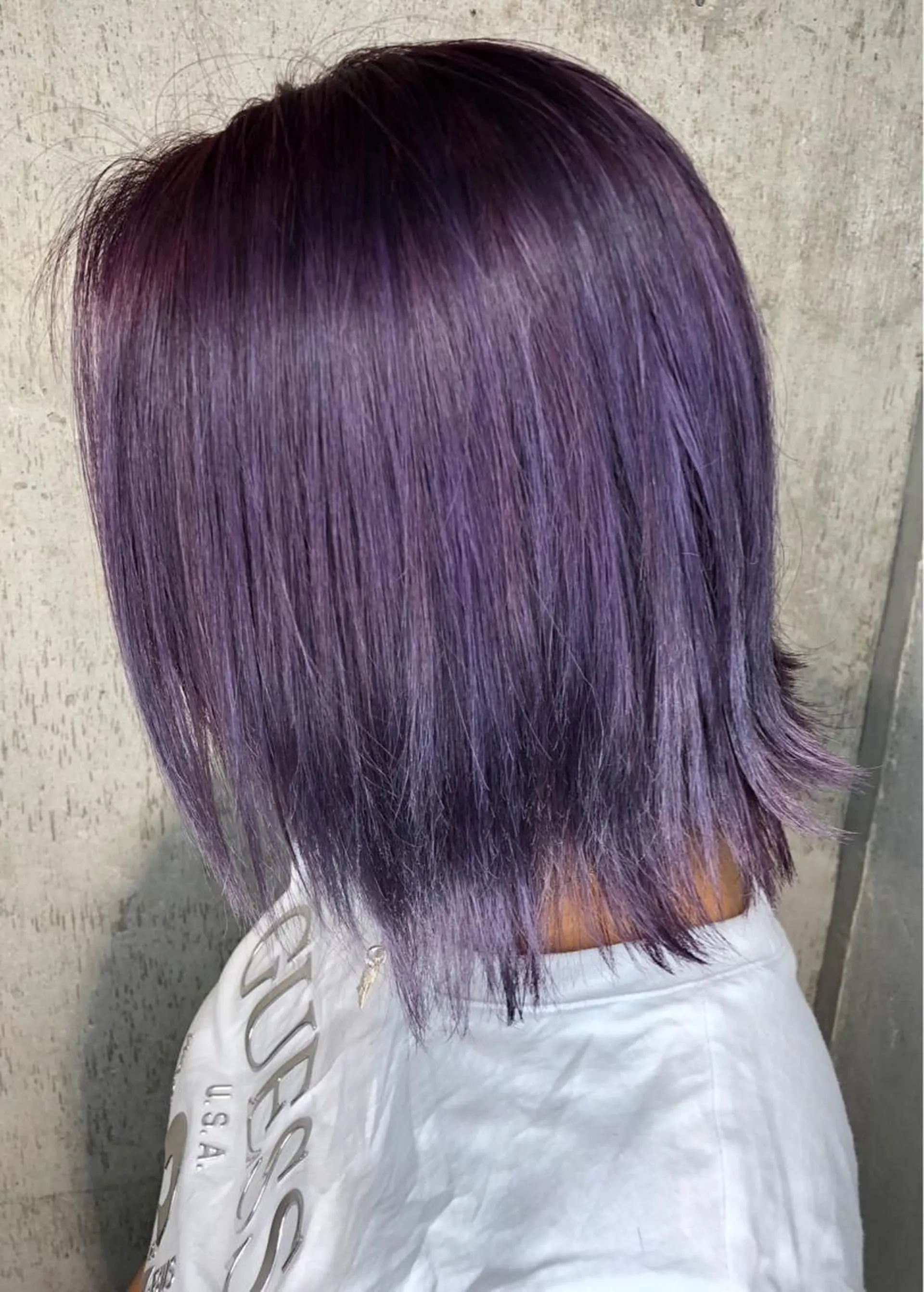 ショート カラー ダブルカラー バイオレットカラー Cuon所属・✨ご新規様のみ✨ ウンノのヘアスタイル