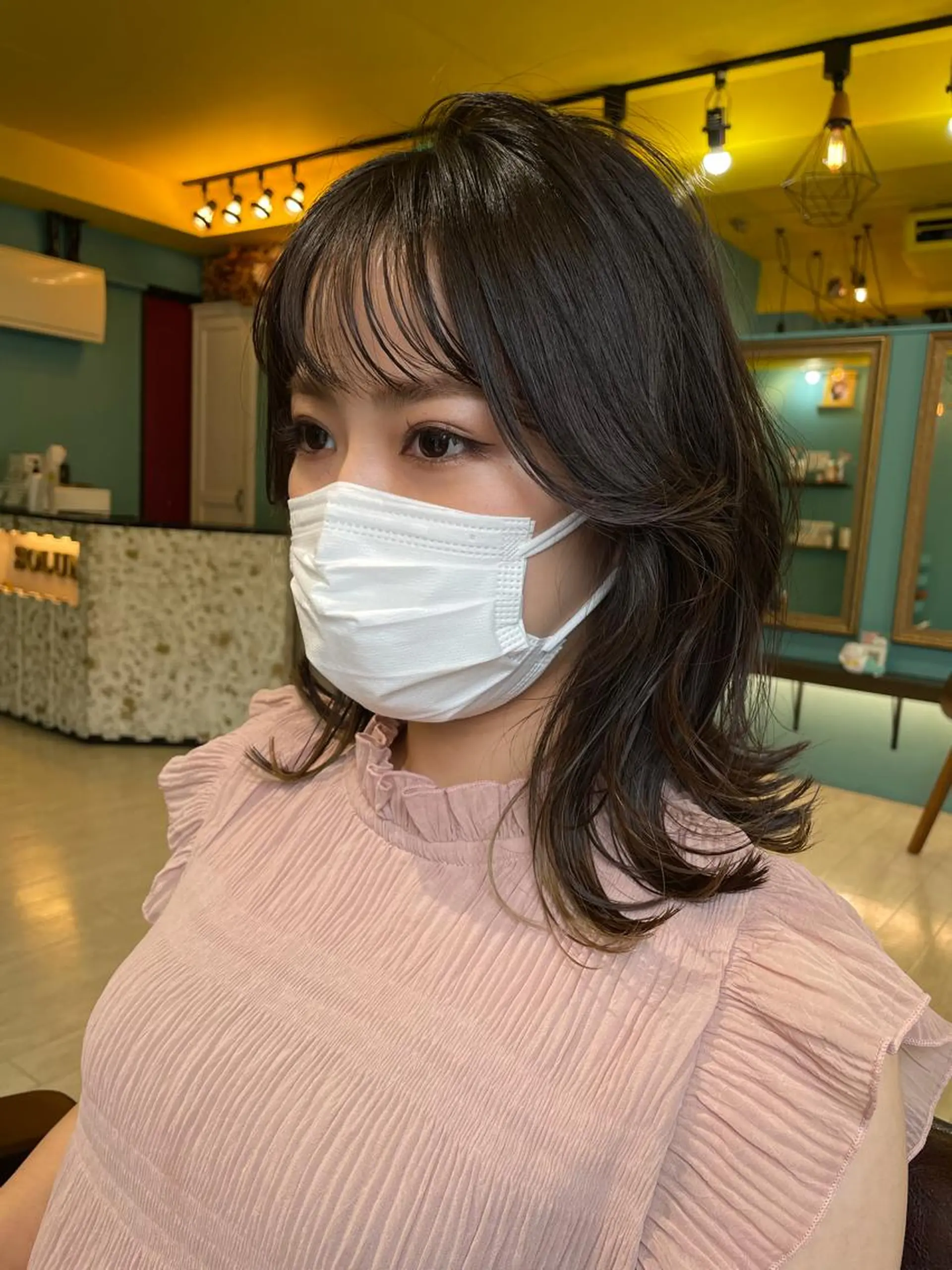 ミディアム カット トリートメント ヘッドスパ Share  Salon  Reco【GARDEN】所属・末石 智のヘアスタイル