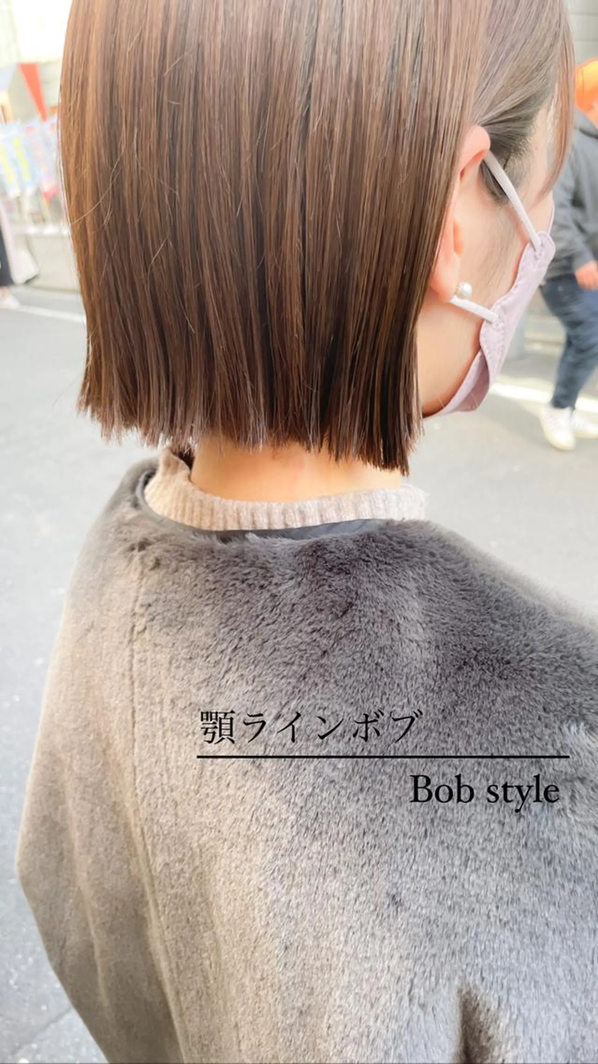 ショート 切りっぱなしボブ ボブ カット トリートメント ヘッドスパ ✨カラー支持No.1 🧸ワキ カナコ🧸のヘアスタイル