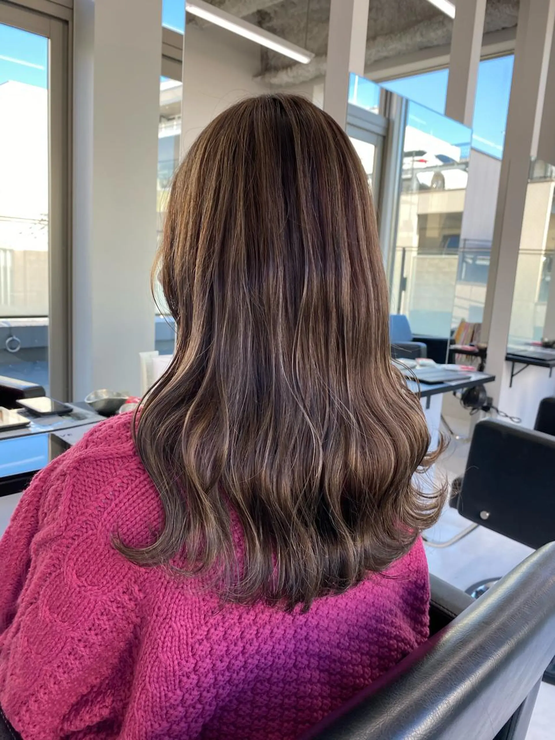 ロング カラー パーマ ヘアアレンジ キッズ ネイル マツエク・マツパ ヘアカラー hair  mode RITZ所属・★ 里奈★のヘアスタイル