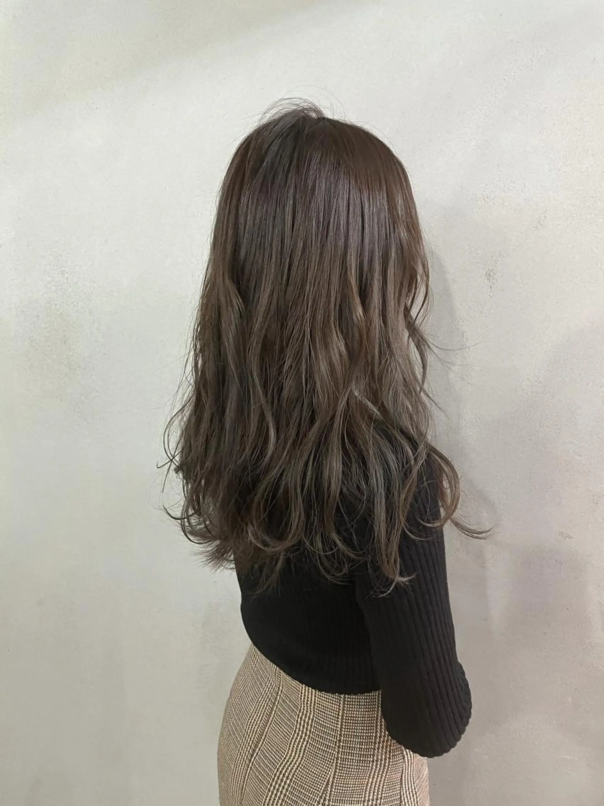 ロング カラー パーマ ヘアアレンジ メンズ キッズ ネイル マツエク・マツパ ブラウンカラー バイオレットカラー バイオレットブラウン カラーマツエク ブラウン ヘアカラー #tag 稗田綾加のヘアスタイル