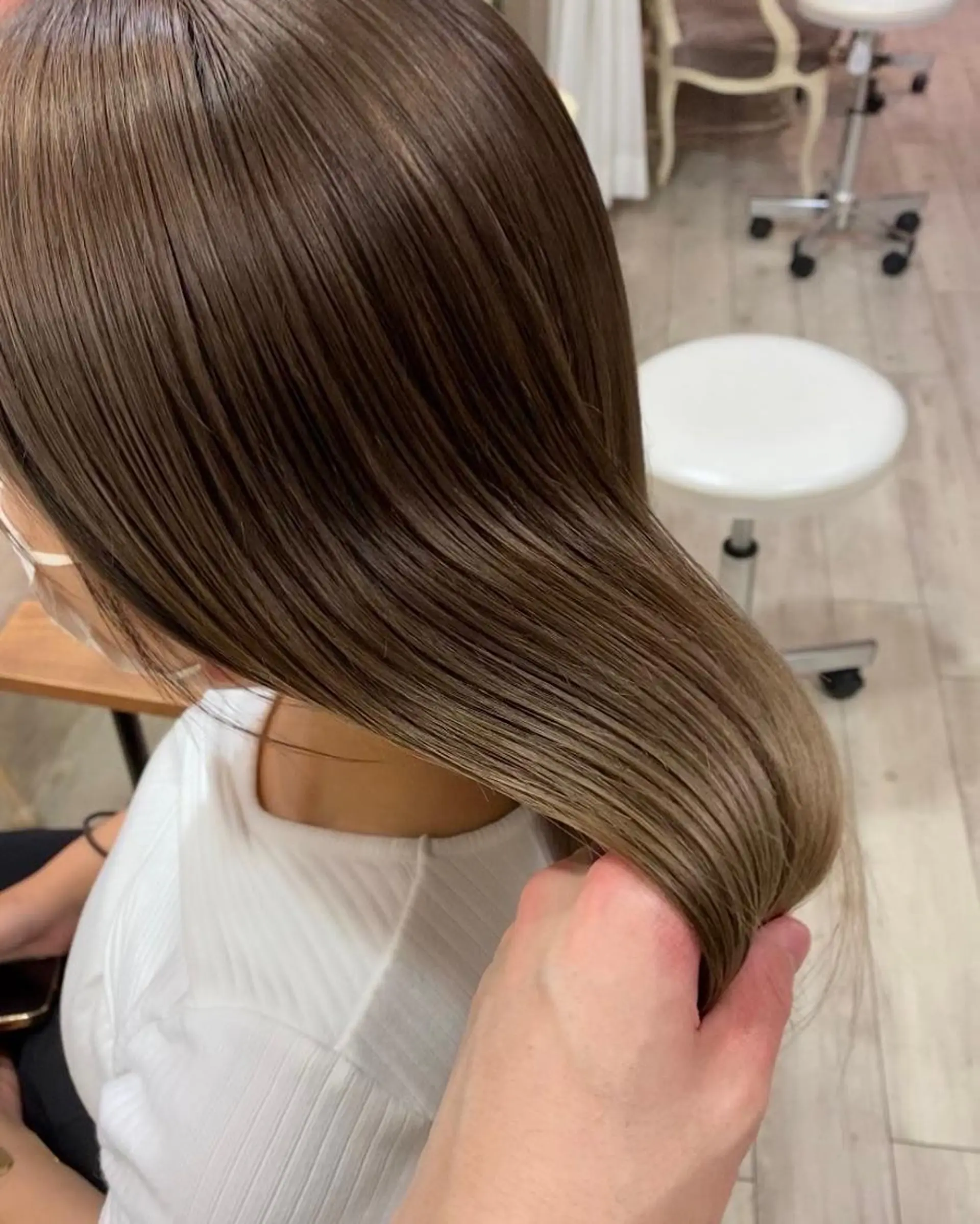 カラー カット 縮毛矯正 SOYON豊田市駅店所属・髪質改善/ 上村旺武のヘアスタイル