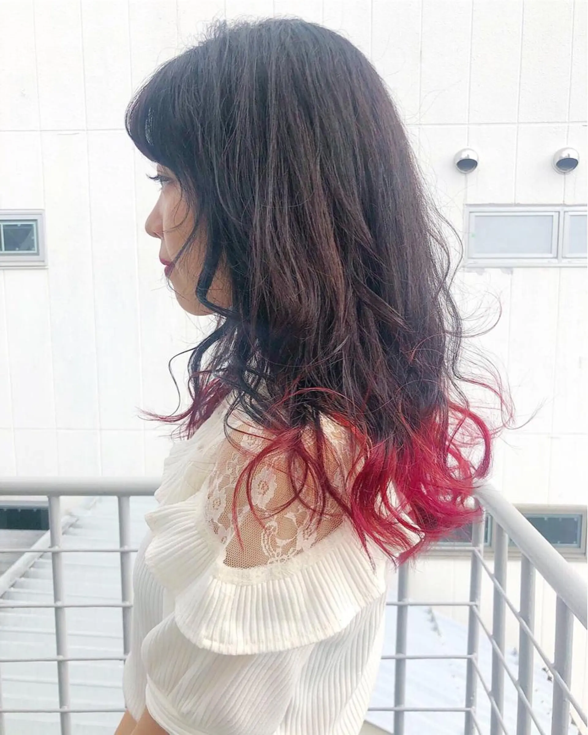 セミロング カラー ヘアアレンジ 【池袋/スパイキー ショート】ⓝⓘⓜⓤのヘアスタイル