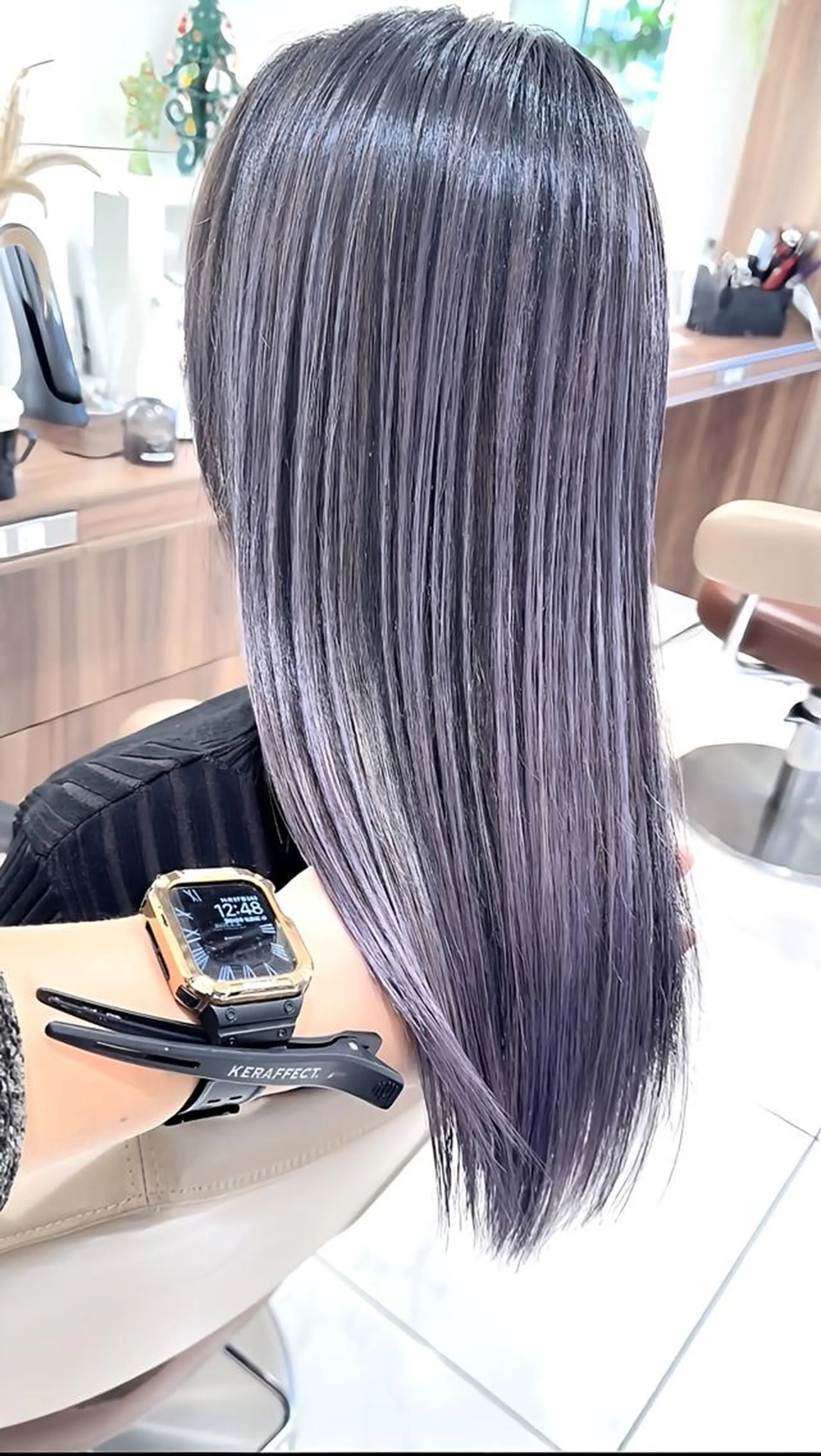 ロング カラー 髪質改善 ヘアカラー 渡邊楓果／髪質改善 ブリーチ/カラーのヘアスタイル