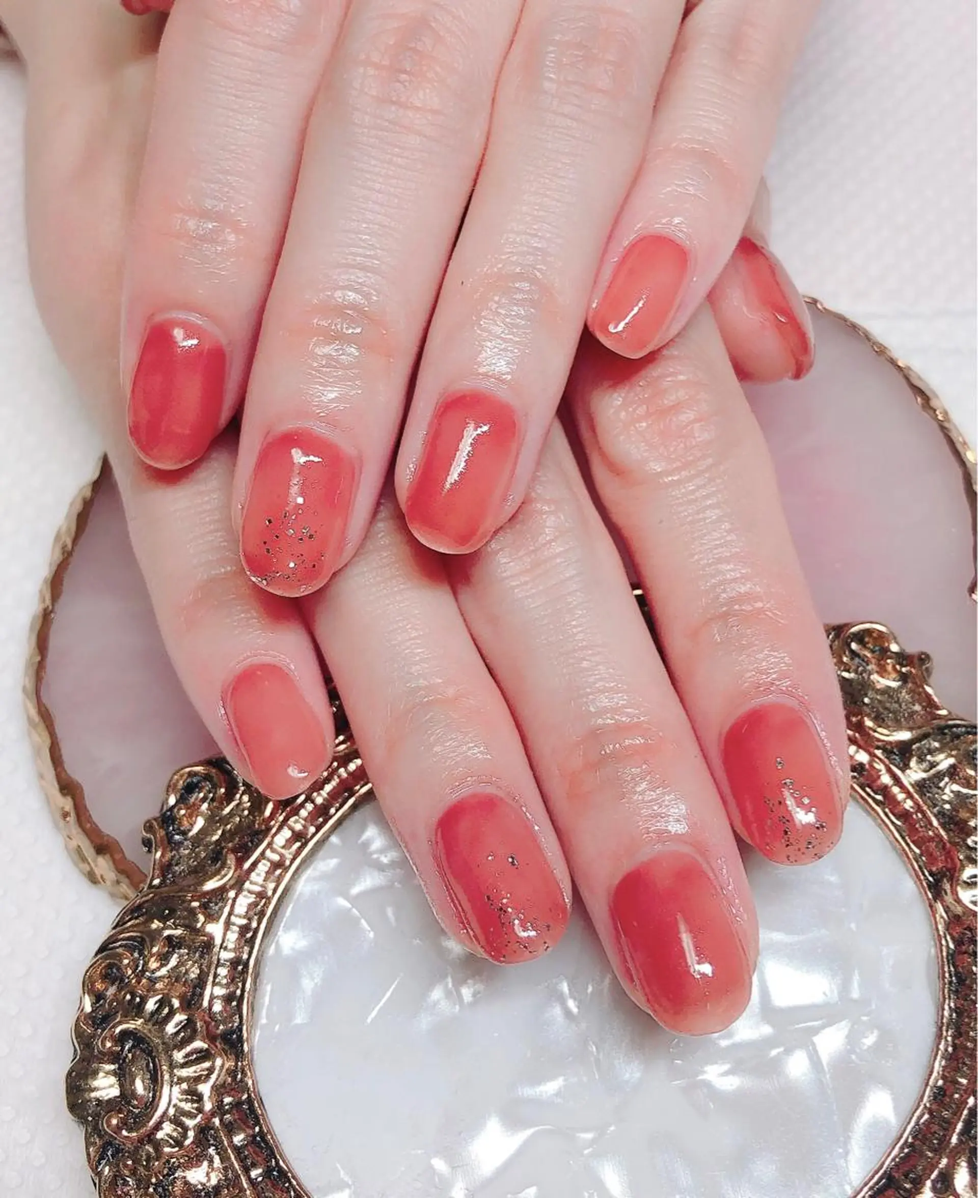 ネイル シンプルネイル CROWN プライベートサロンのネイルデザイン