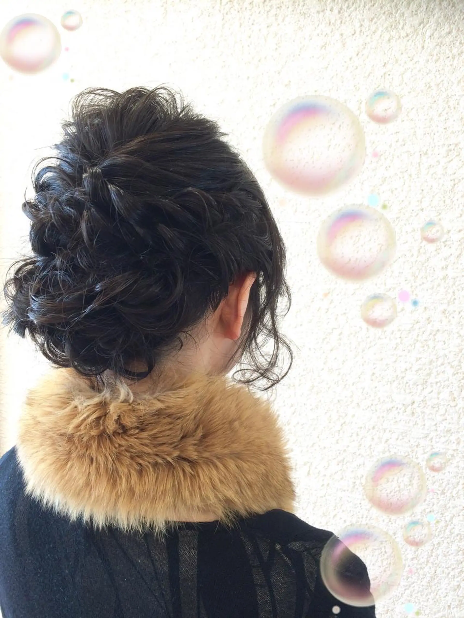 ミディアム ヘアアレンジ 高橋恵🌈生え癖改善 ウルフ/レイヤーのヘアスタイル
