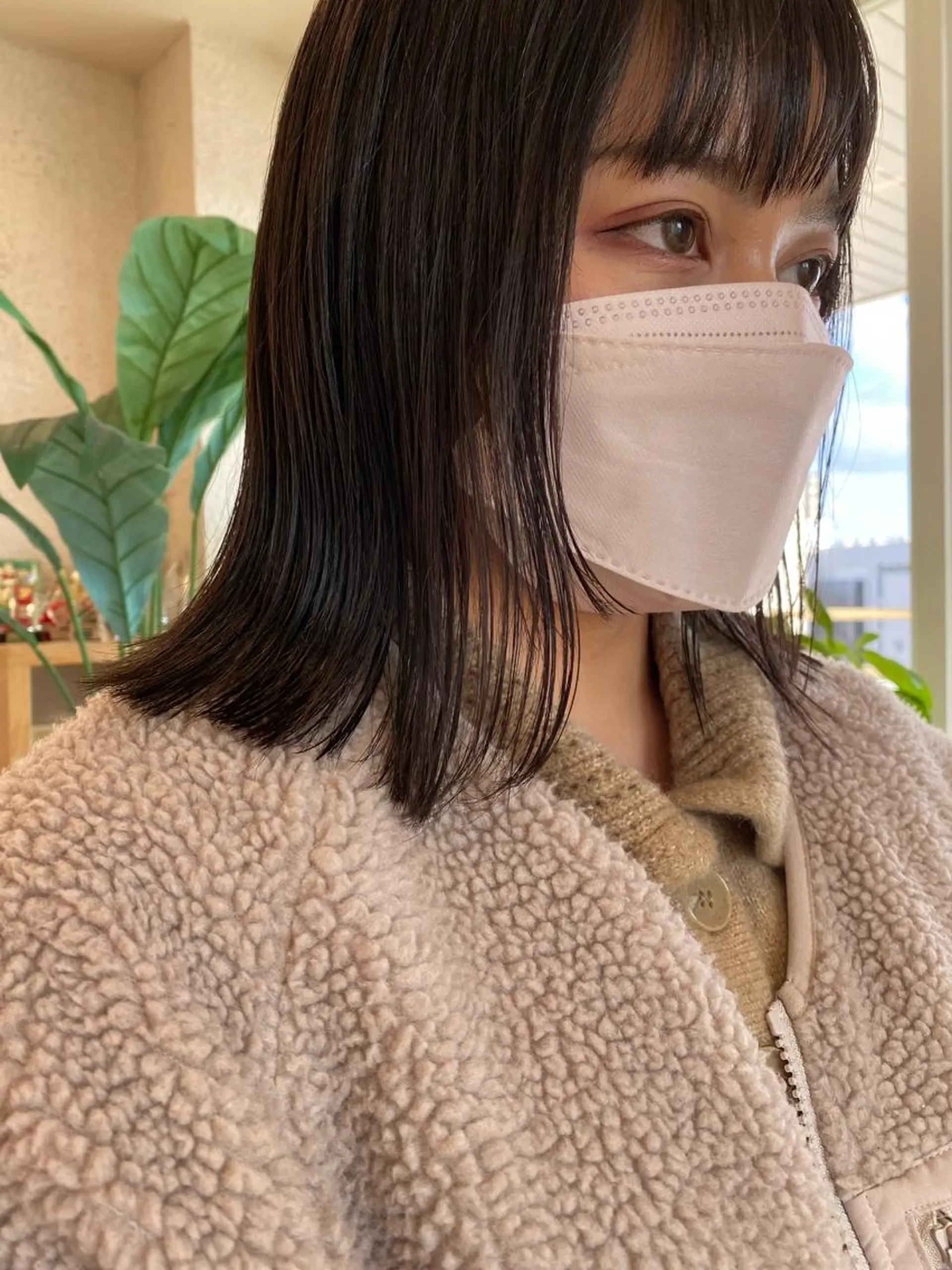 ミディアム カット 縮毛矯正 レイヤー/ウルフ🤎 mayo.のヘアスタイル