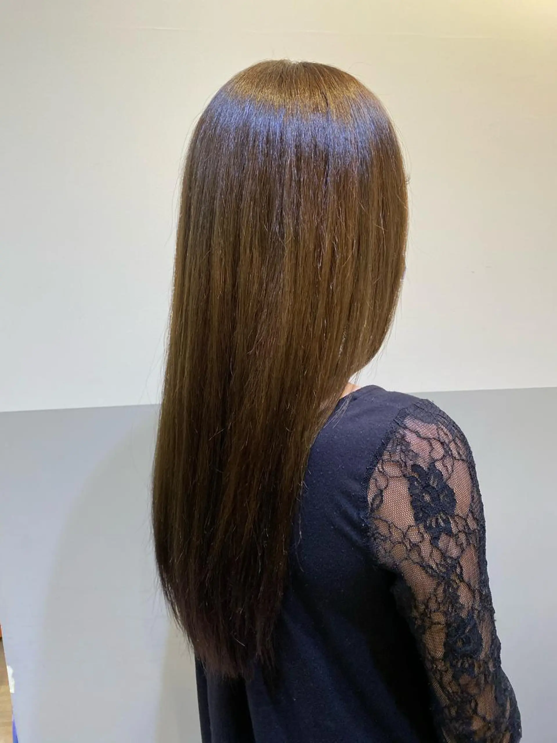 ロング カラー カット 縮毛矯正 トリートメント マツモト カラー/ショートボブのヘアスタイル