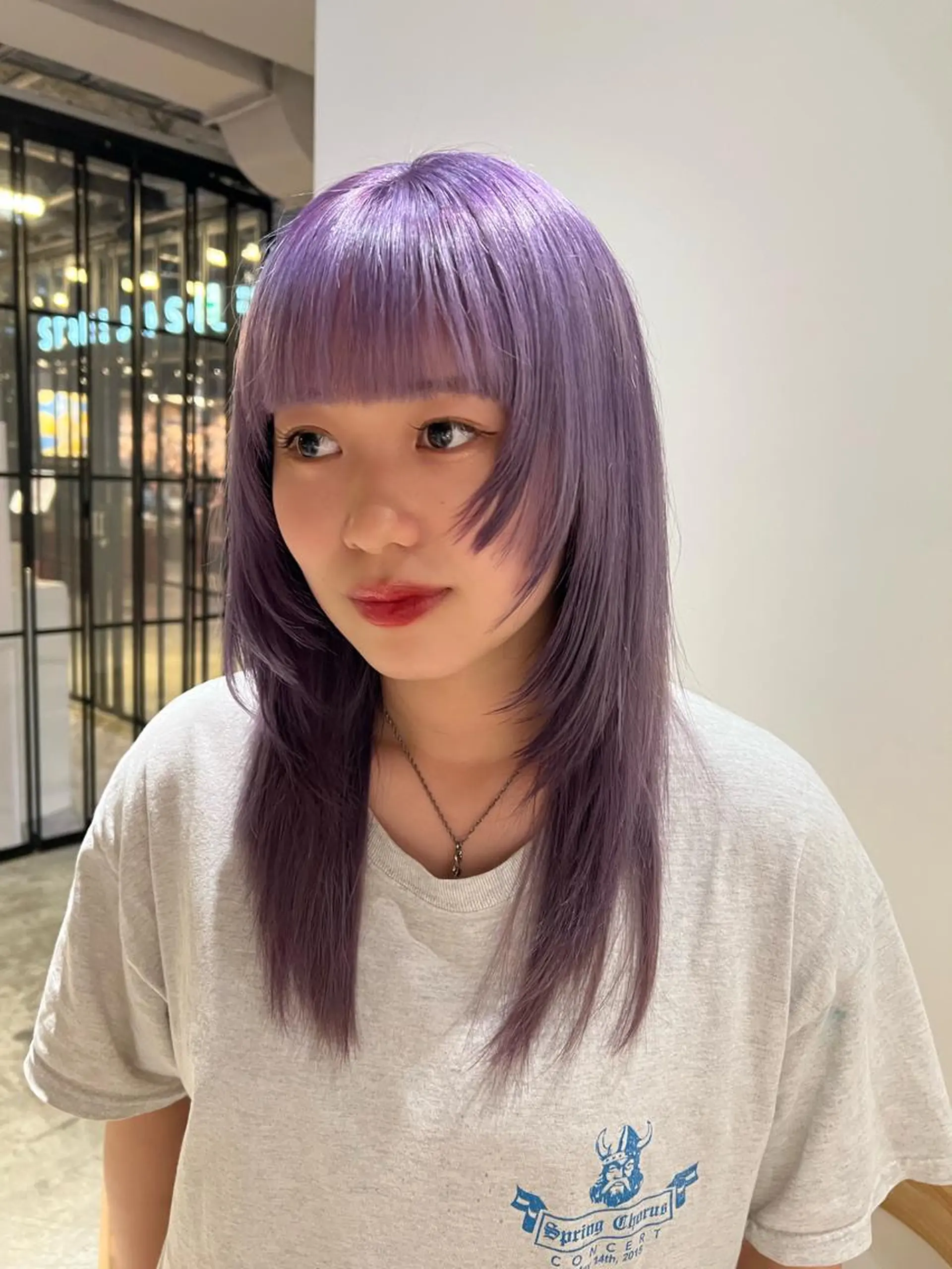 セミロング GO TO DAY 渋谷モディ店所属・艶髪 mayuka💖のヘアスタイル