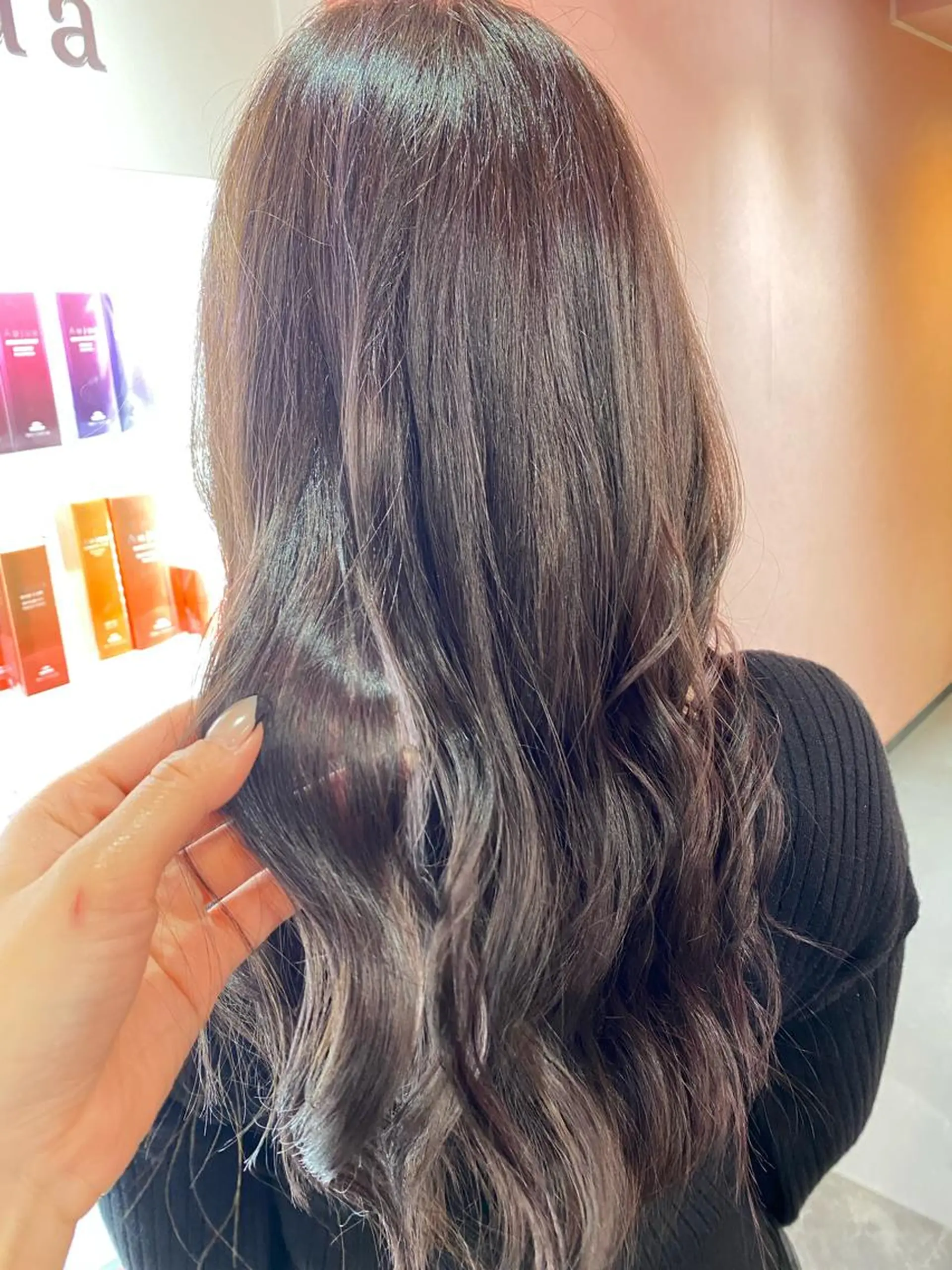 カラー カット トリートメント Milk Tea YUNAのヘアスタイル