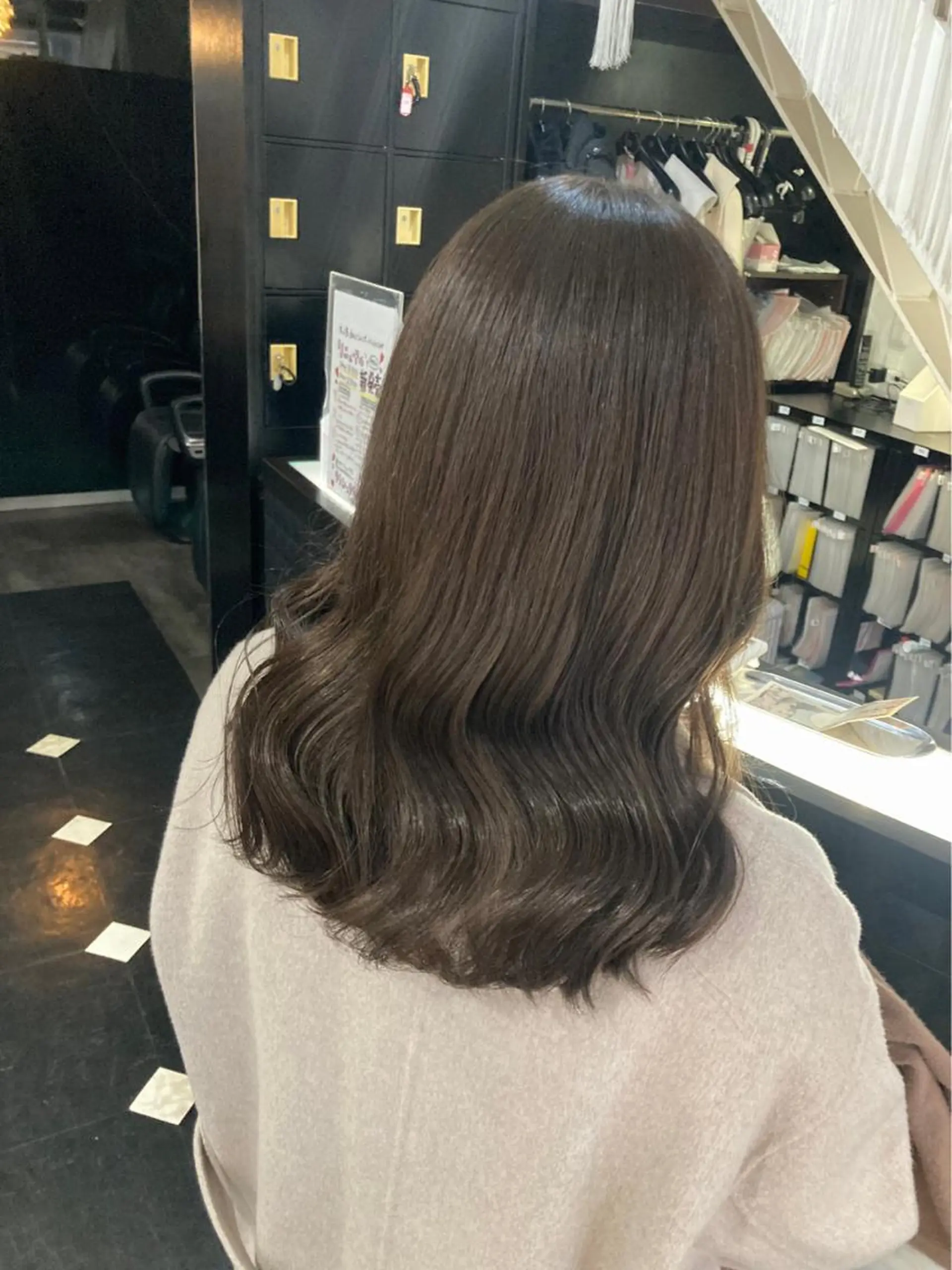 セミロング mizu kiのヘアスタイル