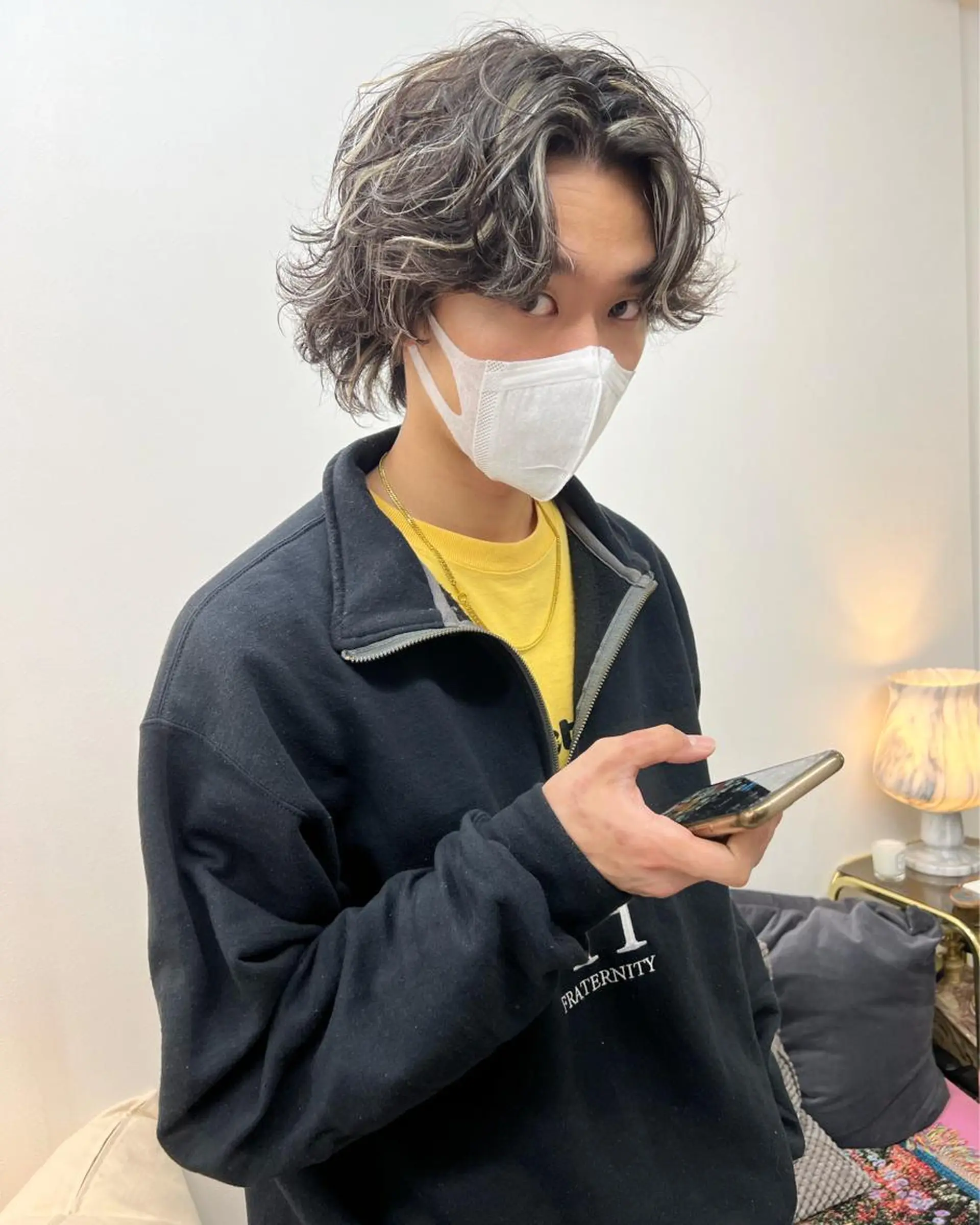 ショート カラー パーマ ヘアアレンジ メンズ 【池袋/スパイキー ショート】ⓝⓘⓜⓤのヘアスタイル