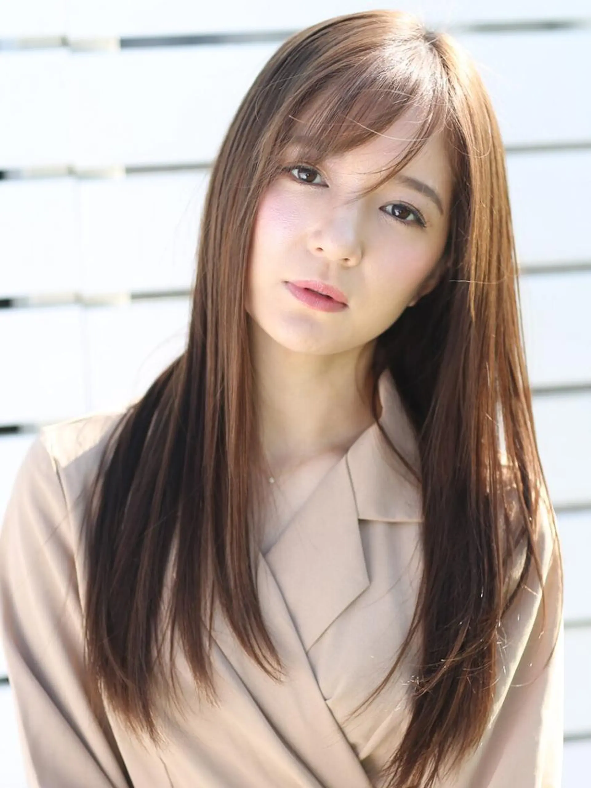 ロング 松井 千鳥のヘアスタイル