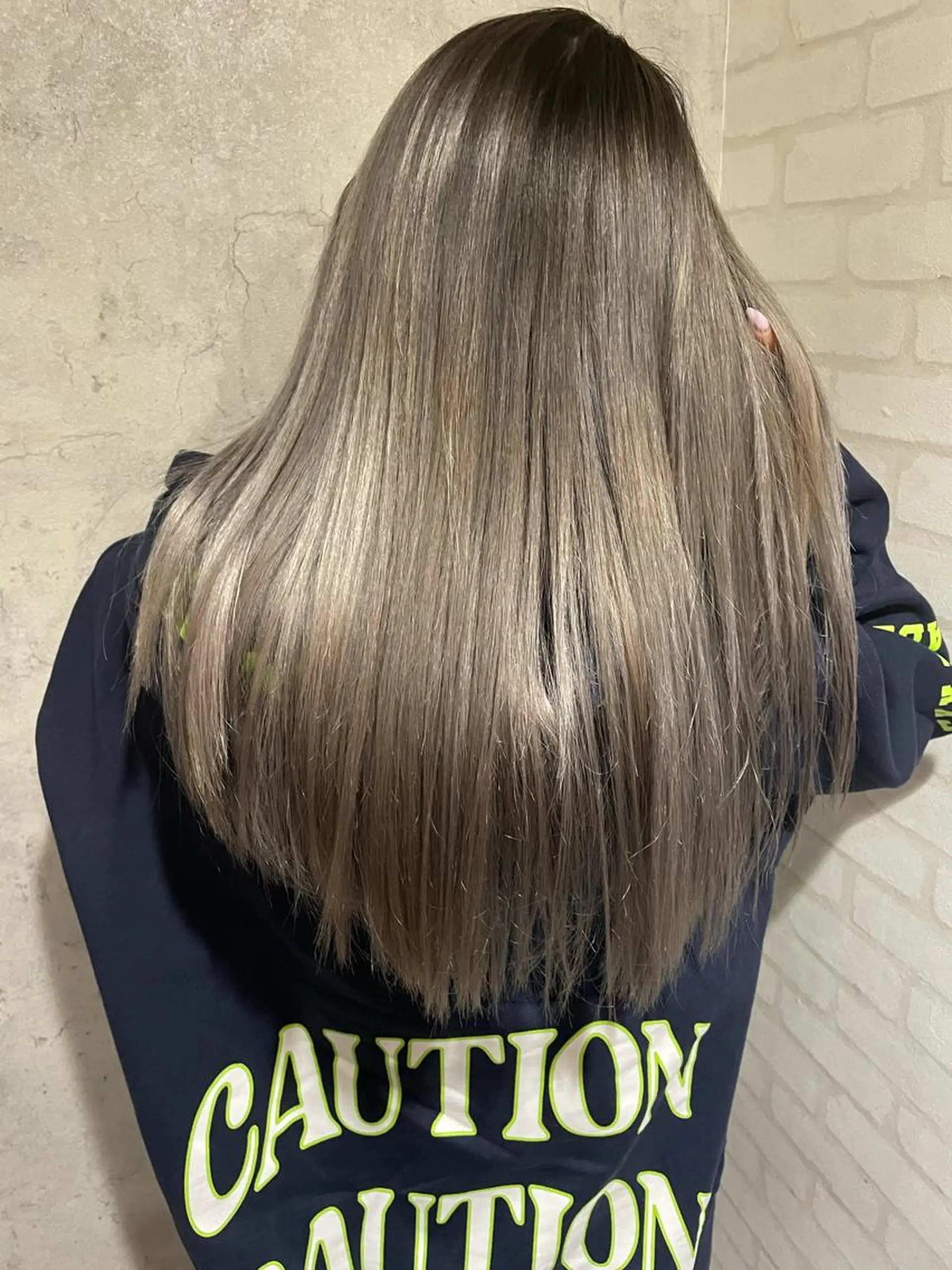 ロング カラー ヘアカラー トリートメント レイヤー/ウルフ ハイトーンhiroのヘアスタイル