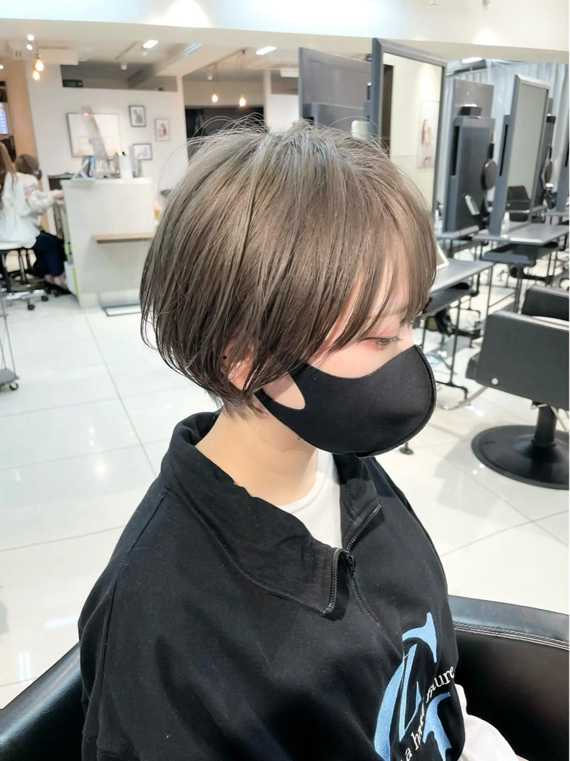 ミディアム 骨格診断で絶対可愛い ✨丸みショート✨凌弥のヘアスタイル