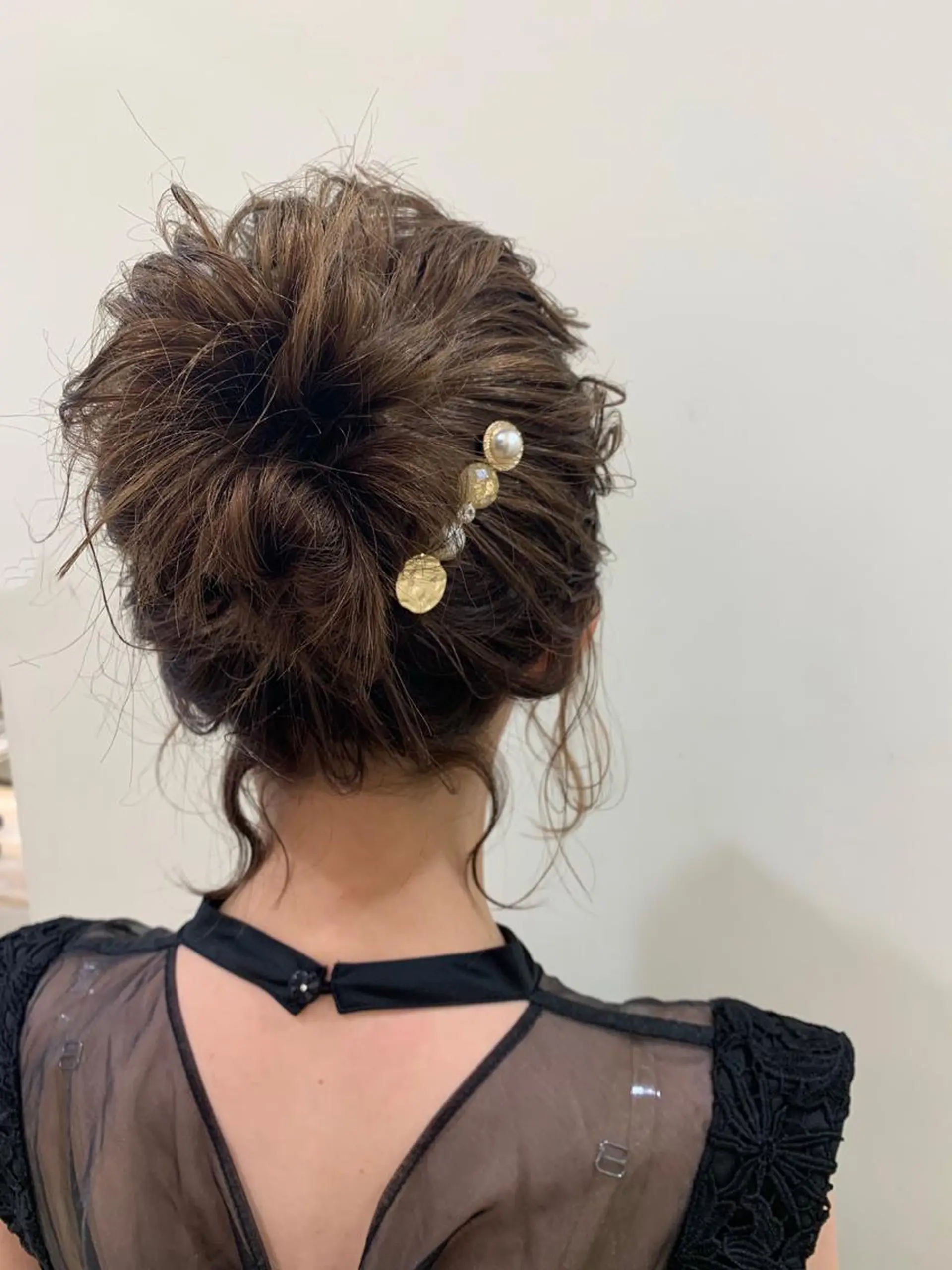 ショート ヘアアレンジ ボブ ヘアセット ぱつっとボブ/ 小野あかねのヘアスタイル