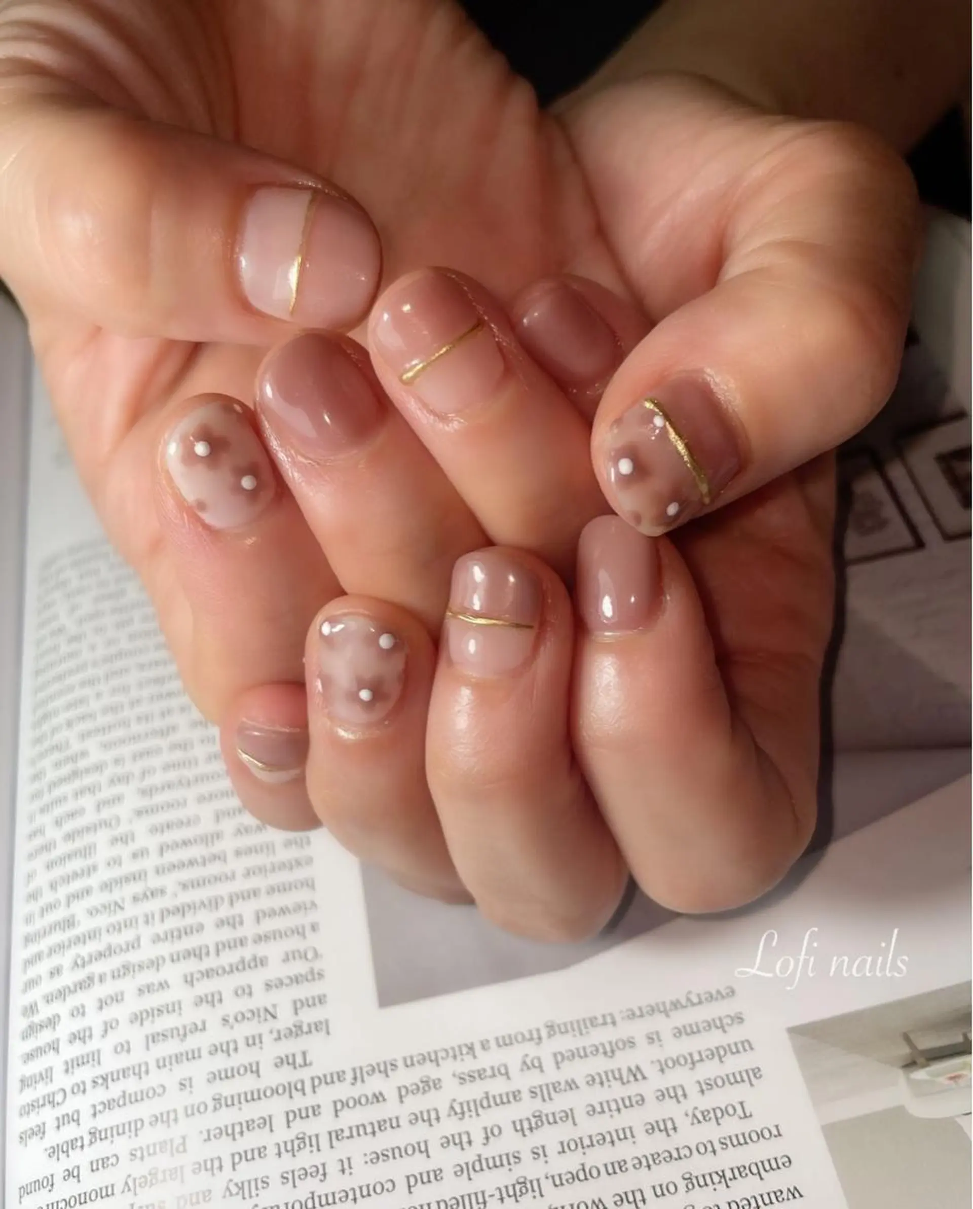 ネイル アートネイル Lofi nails ゆきこのネイルデザイン