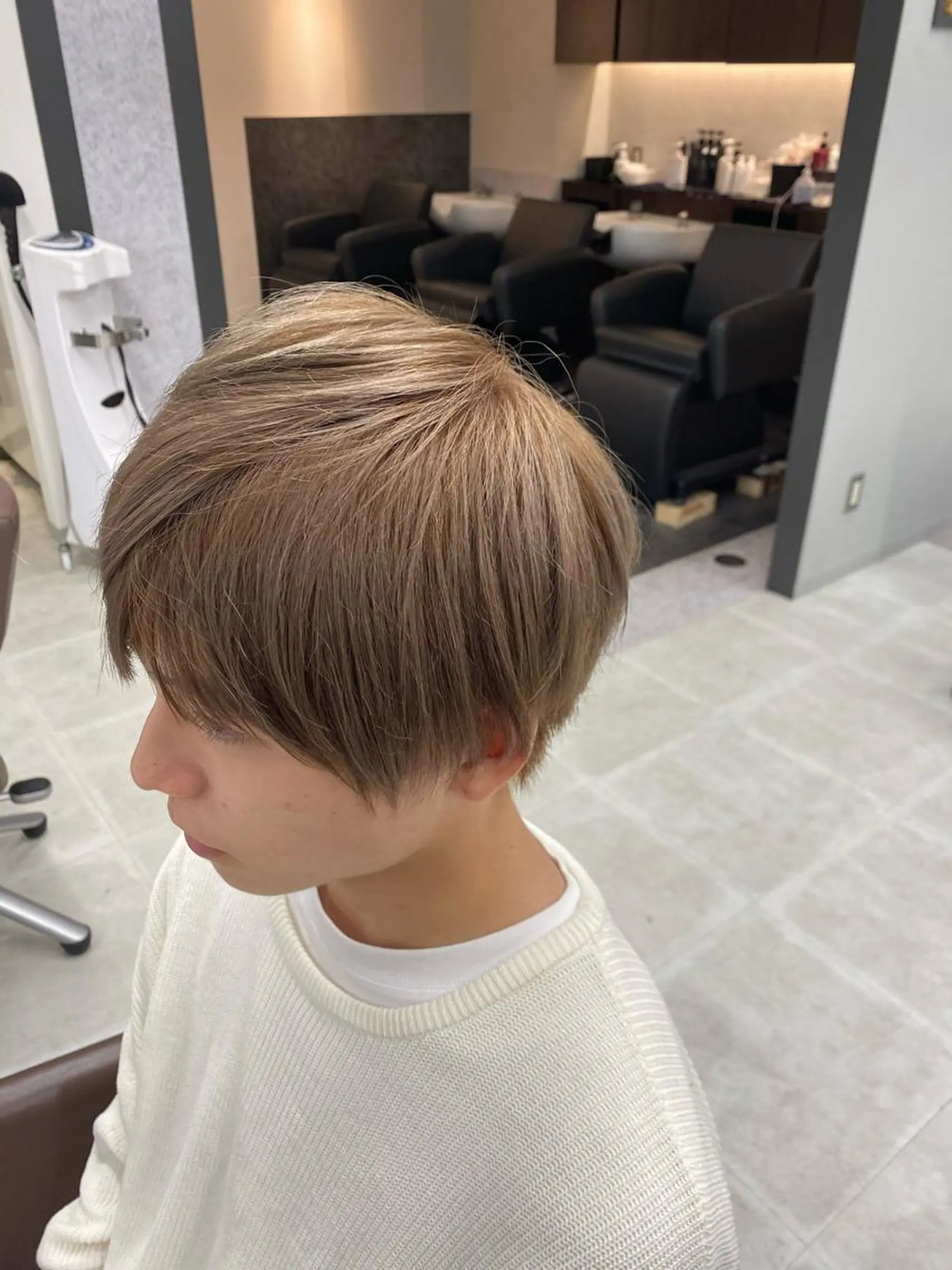 ショート カラー メンズ jill by gisel＿奥家のヘアスタイル