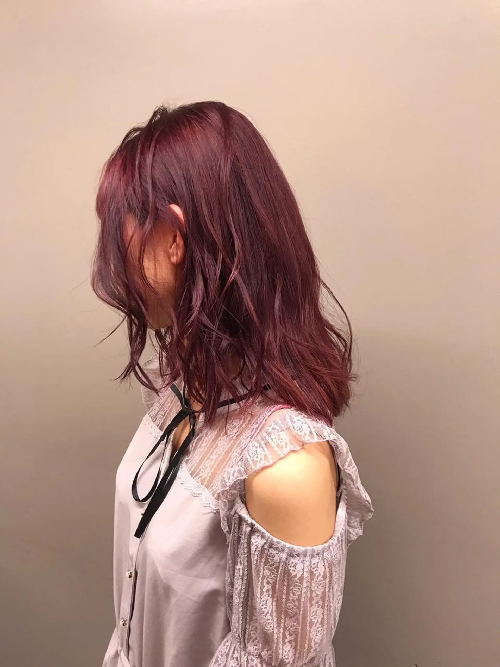 ミディアム カラー ヘアアレンジ 💖うる艶カラー💖 モデル募集💖のヘアスタイル