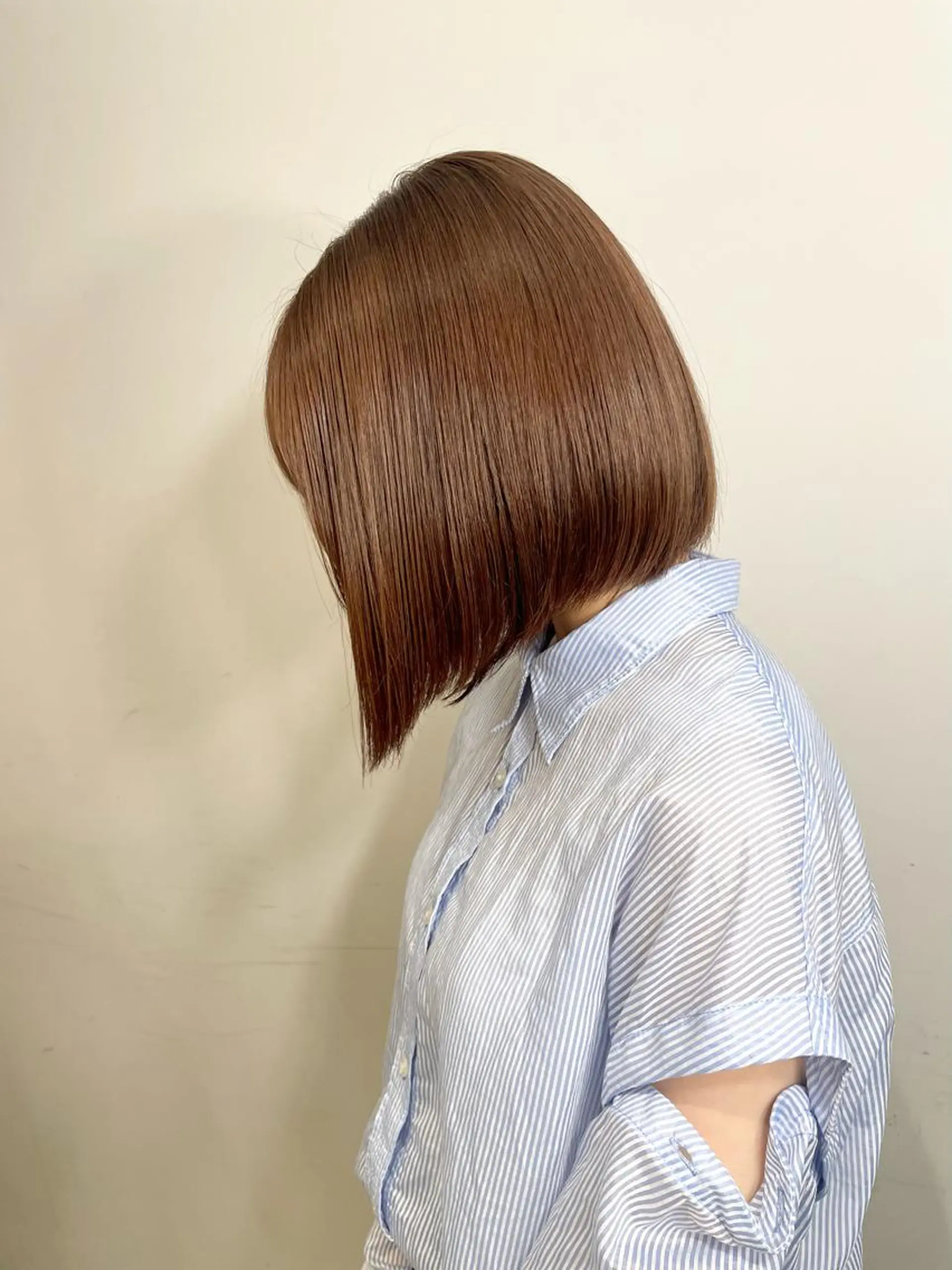 ショート カラー レイヤーカット/ 縮毛矯正/ミサキ💐のヘアスタイル