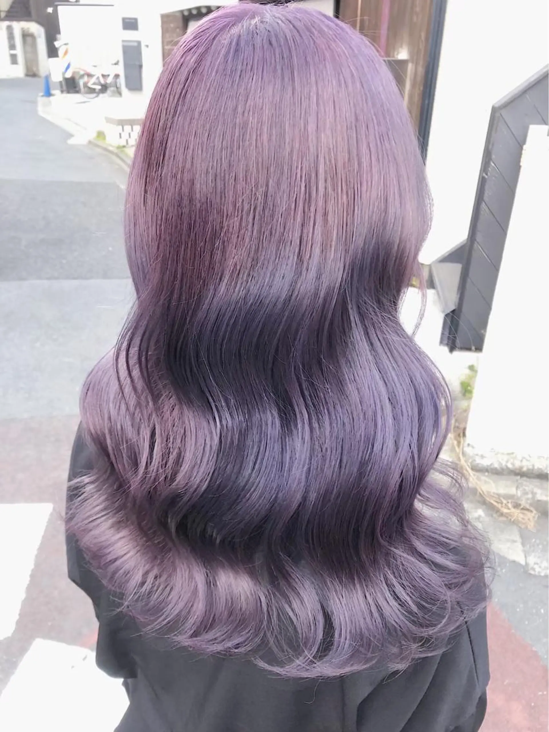 ロング 🩶 ピンクカラー/ ブロンド🩶くるみのヘアスタイル