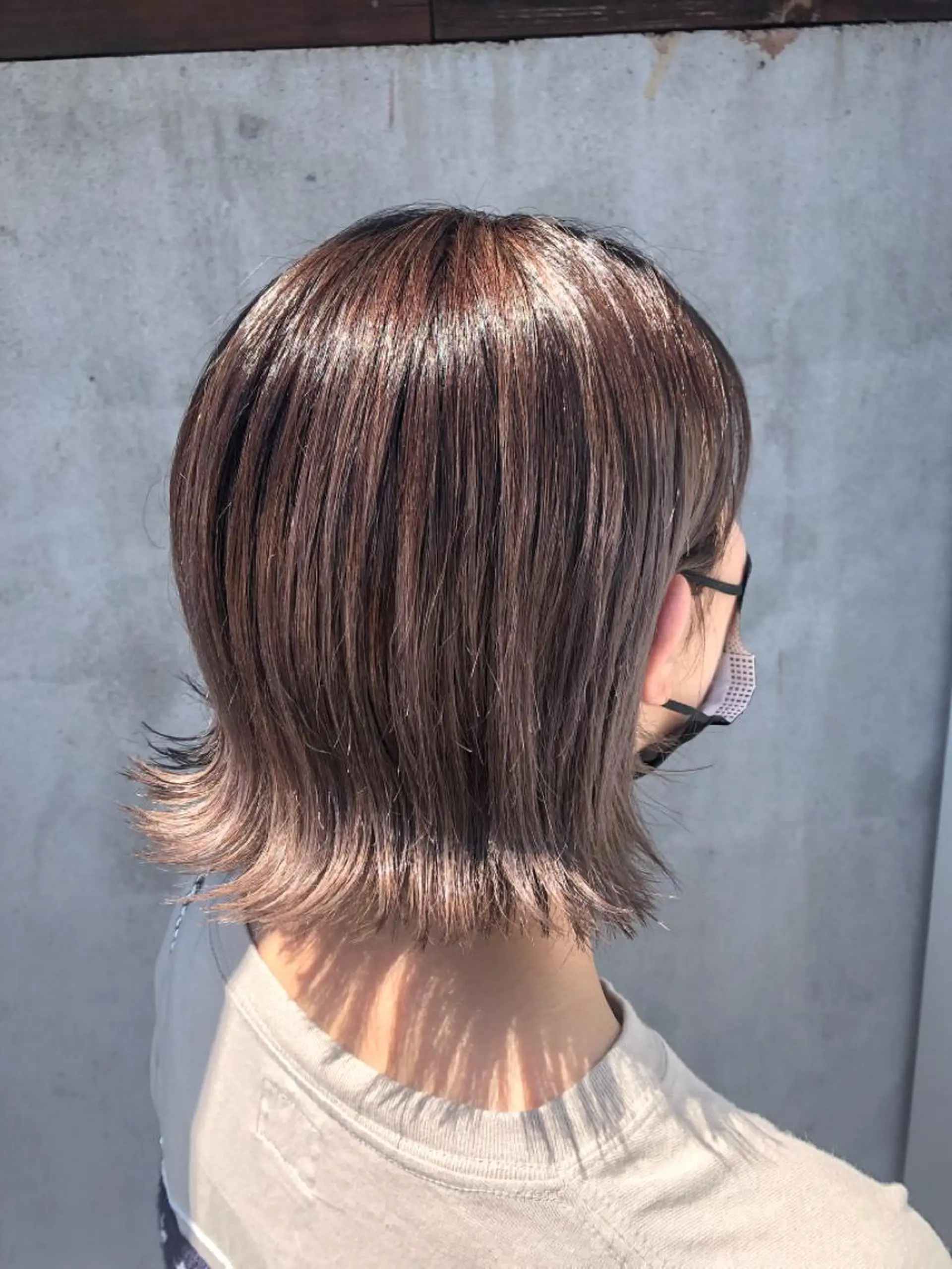 ショート カラー ベージュカラー グラデーションカラー カット ヘアカラー NAGON STYLE  MICI所属・佐藤 美聡のヘアスタイル