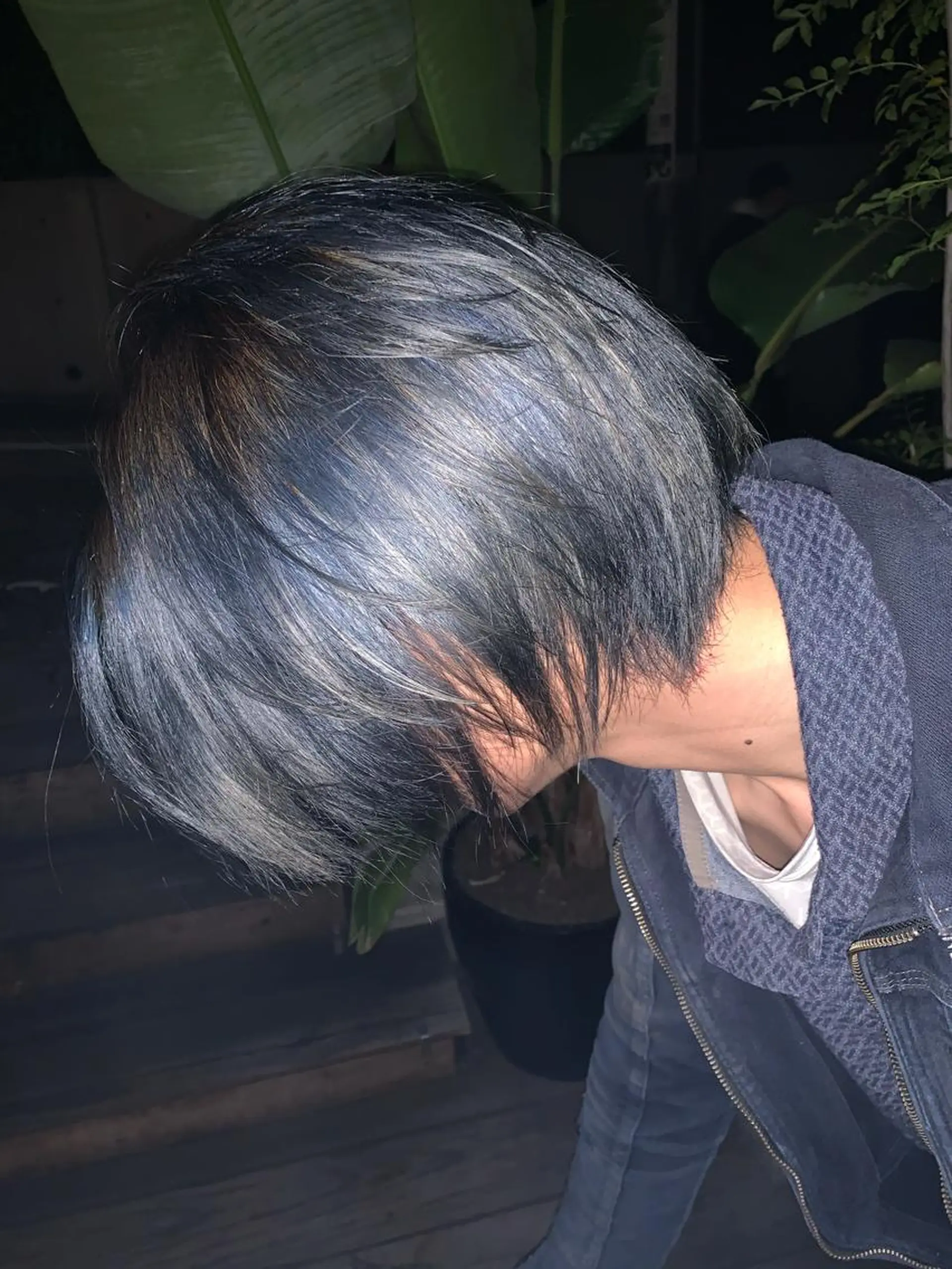 カラー メンズ 國井 廉のヘアスタイル