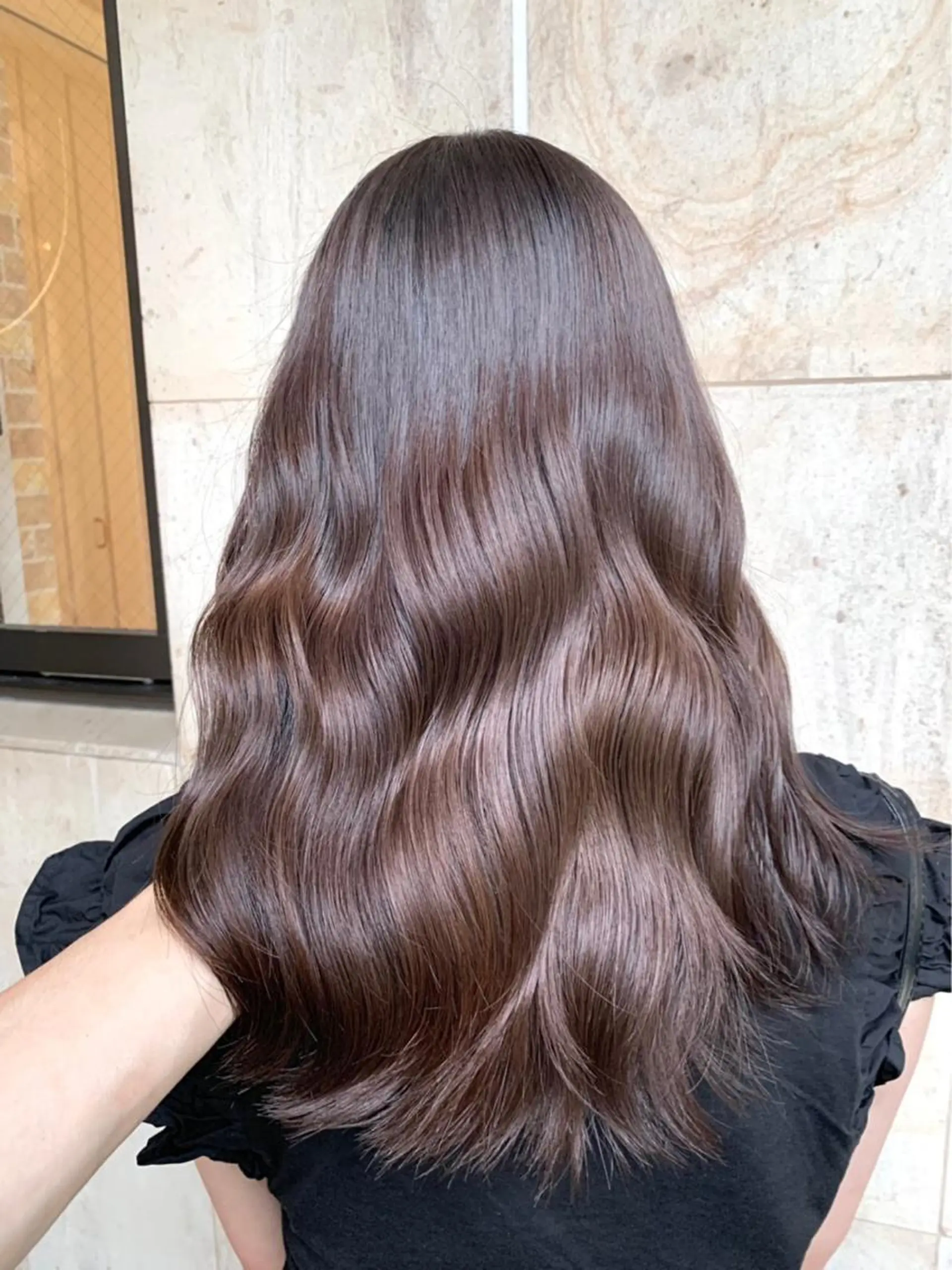 ロング カラー ブリーチ ハイライトカラー インナーカラー ブリーチなしカラー ハイライト カット ヘアカラー トリートメント ブリーチなし✨艶髪 カラー𓃲YAGIのヘアスタイル