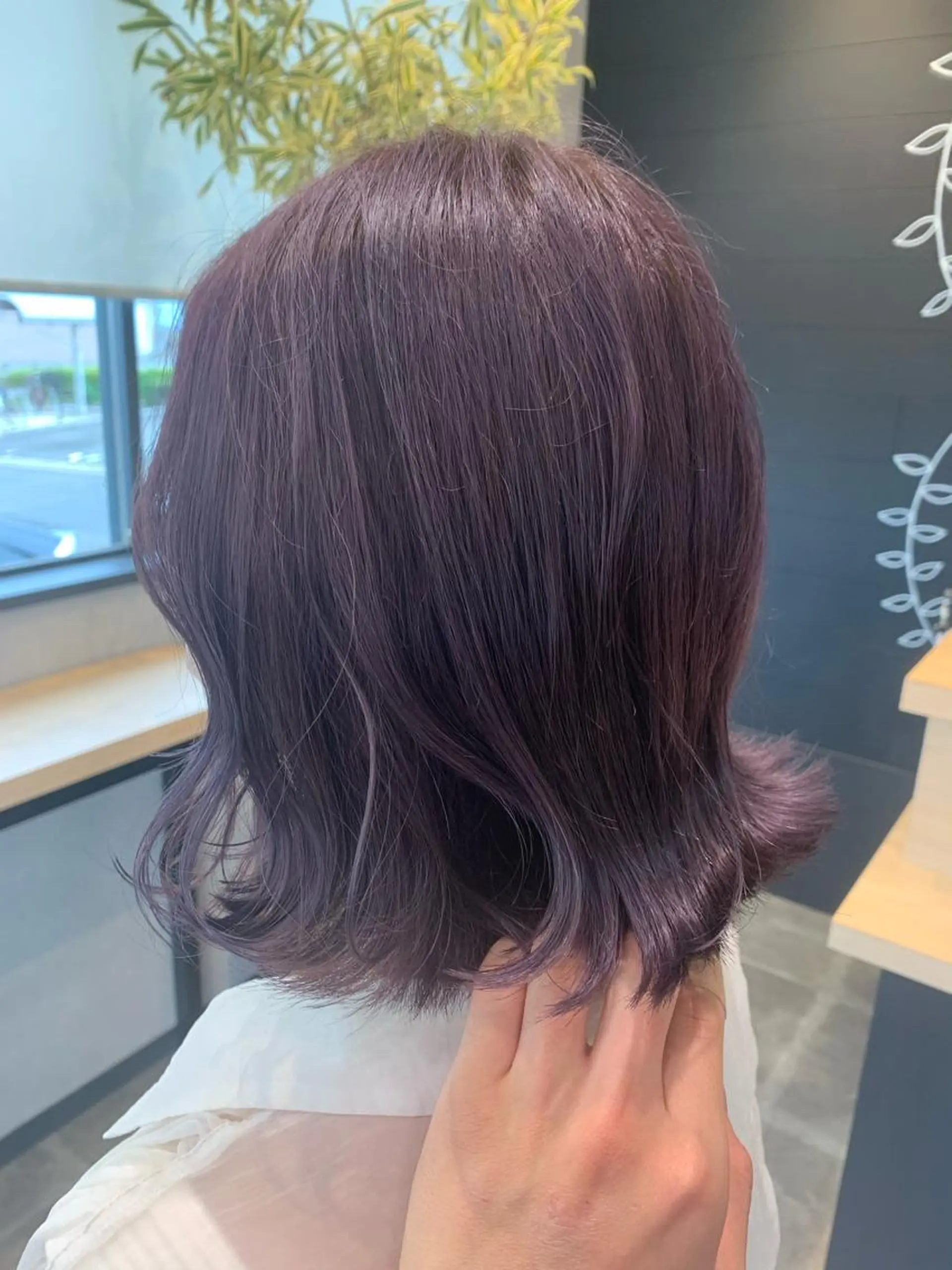 ショート カラー アッシュ ラベンダーカラー ラベンダーアッシュ 名古屋/デザイン/ ブリーチ/松井亮磨のヘアスタイル