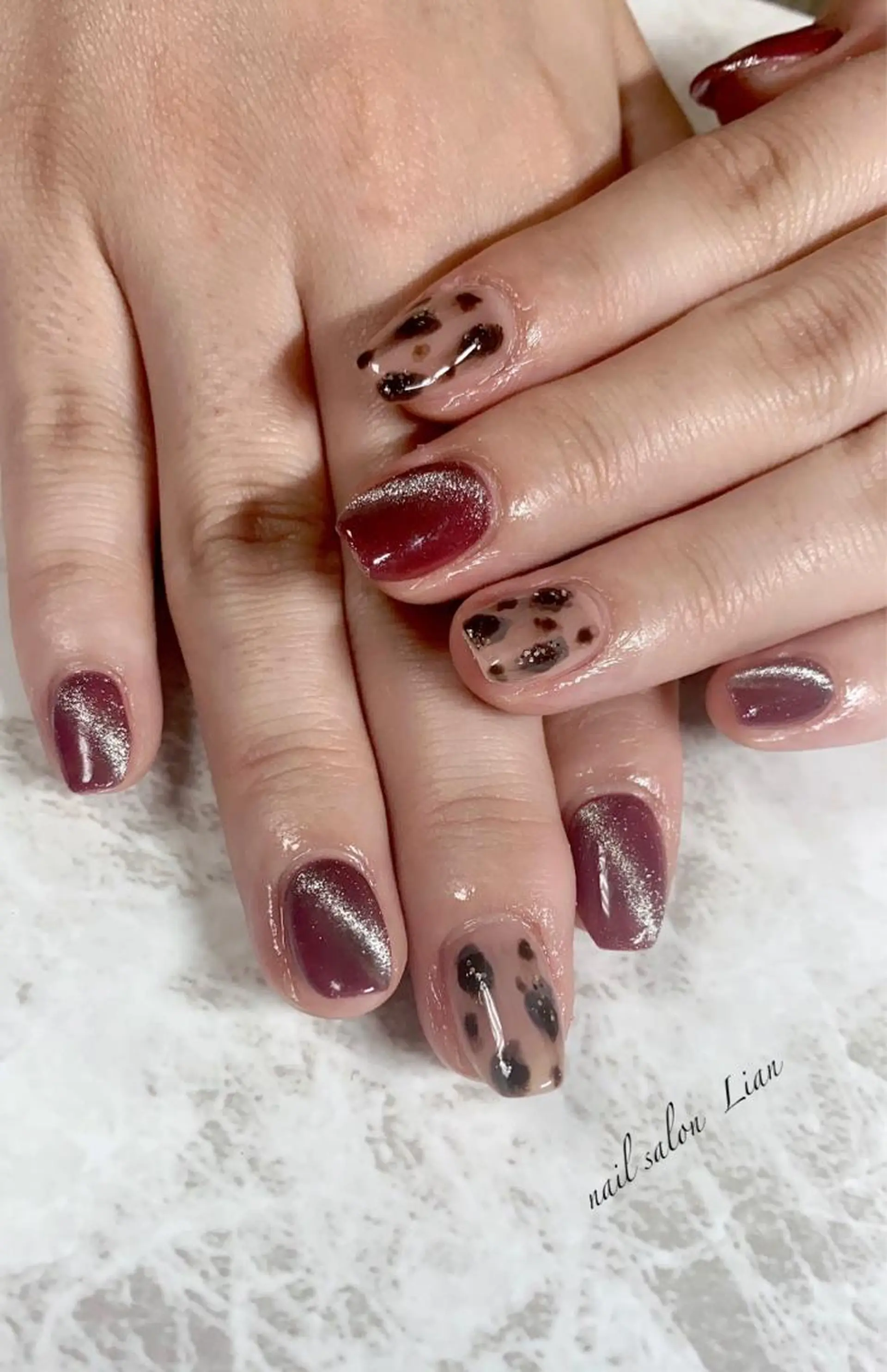 ミディアム ネイル Lian所属・nail salon Lianのマツエク・マツパデザイン
