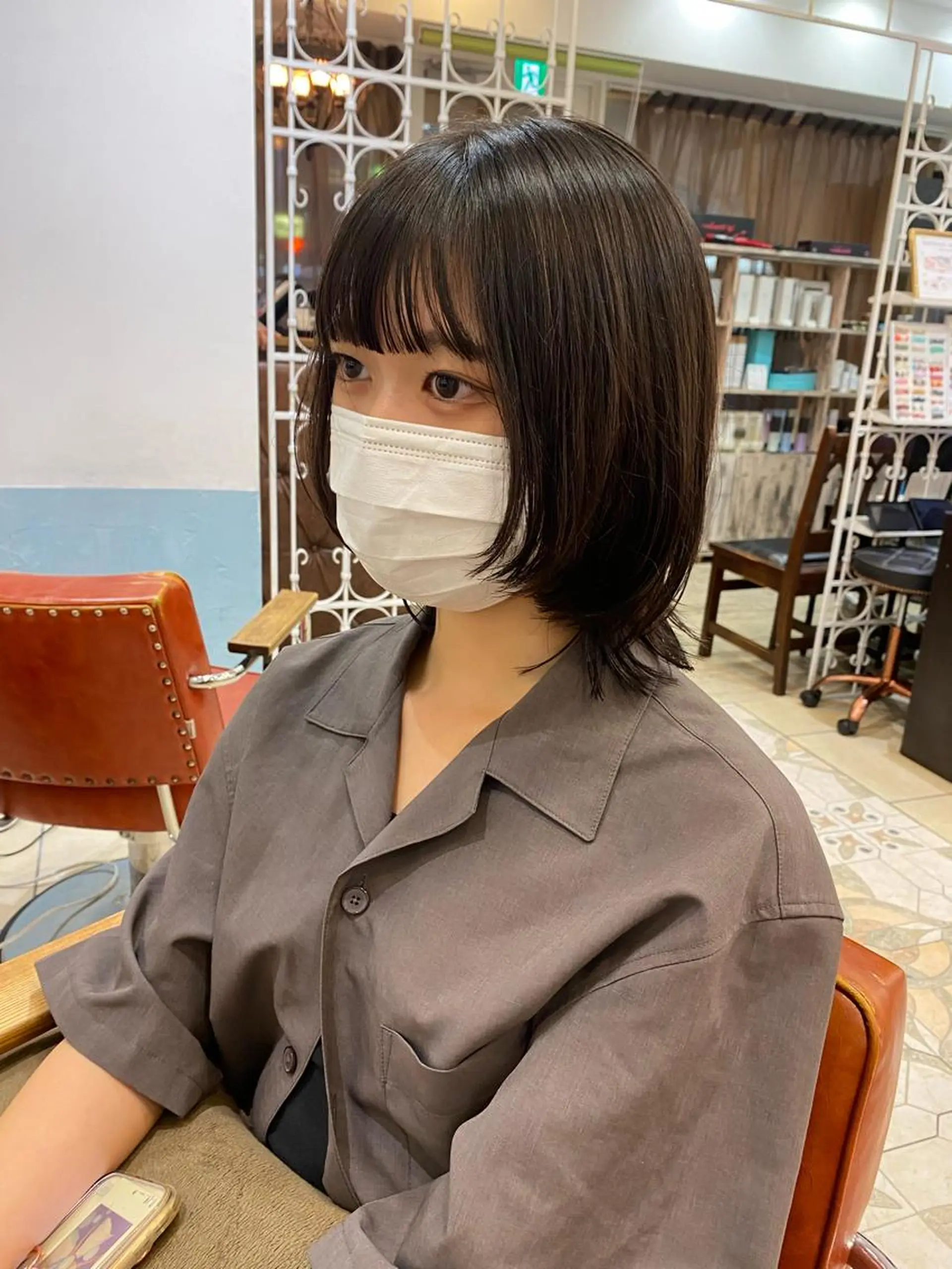 ショート ウルフ/レイヤー /パーマ ナユタのヘアスタイル