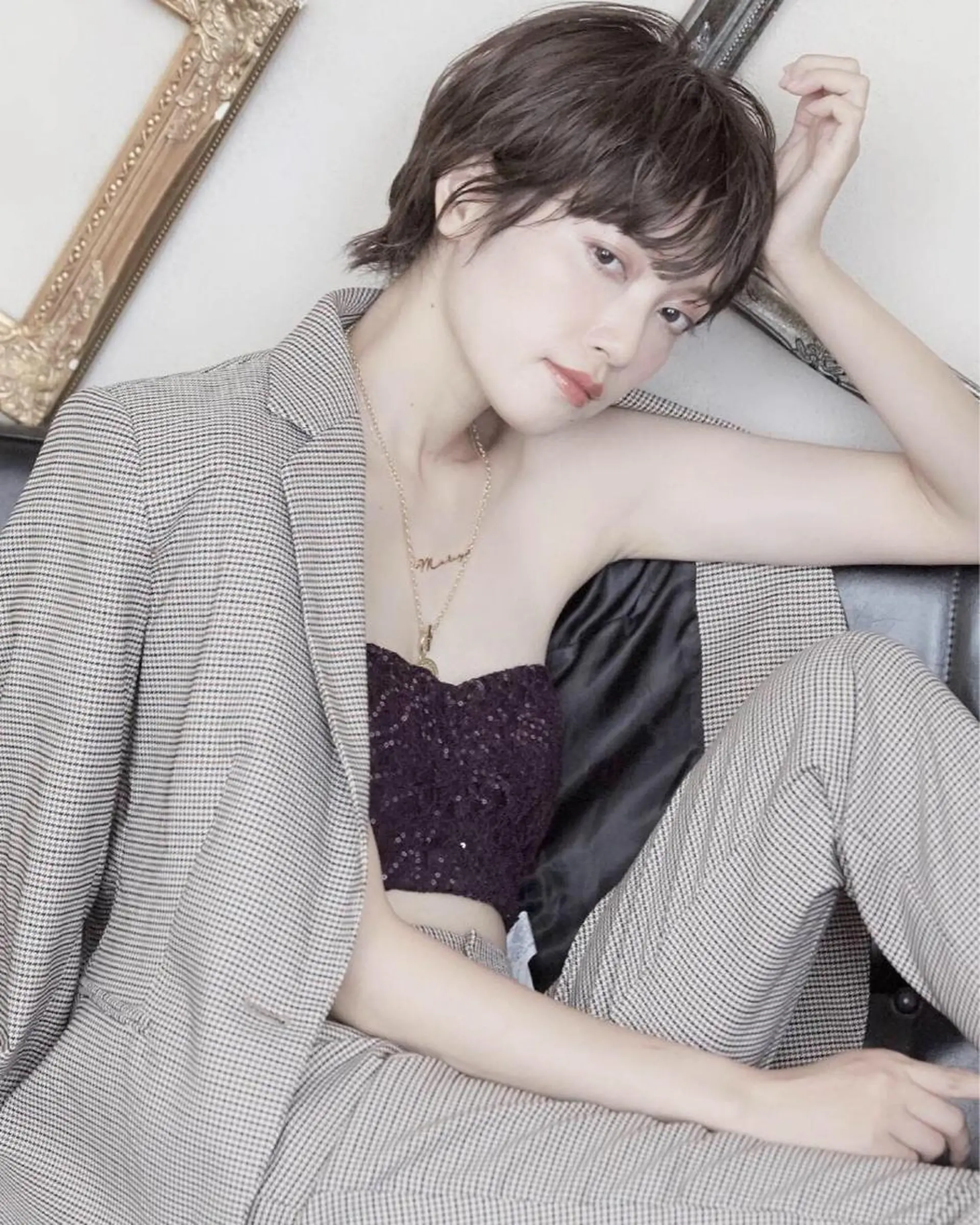 ショート カラー ショート/ボブ専門 宮脇美奈/南船場のヘアスタイル