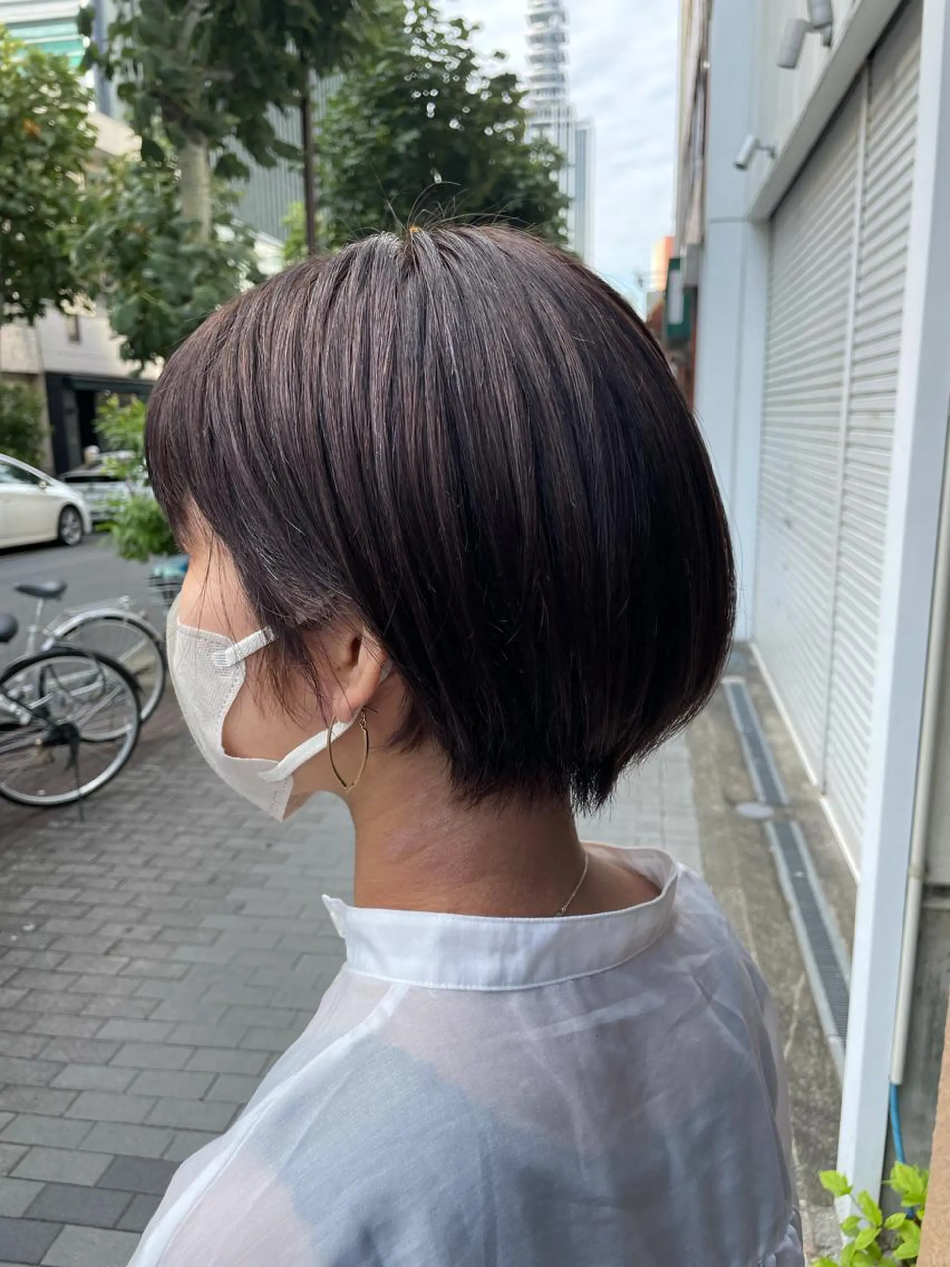 ショート カラー asumi/栄/ハイ トーン/ブリーチ/のヘアスタイル