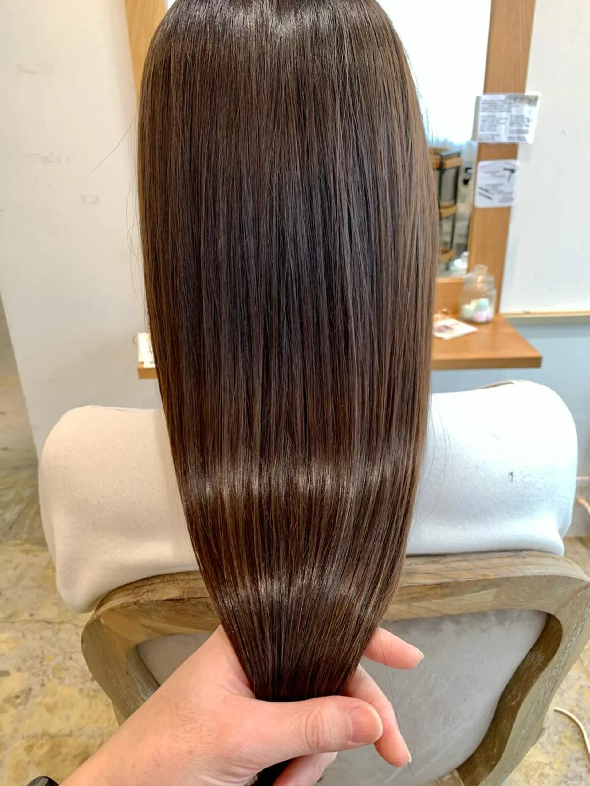 ロング 髪質改善 トリートメント 酸熱トリートメント ヘアカラー トリートメント unir(ユニル)所属・髪質改善特化/心斎橋 .新町/藤本恭久のヘアスタイル