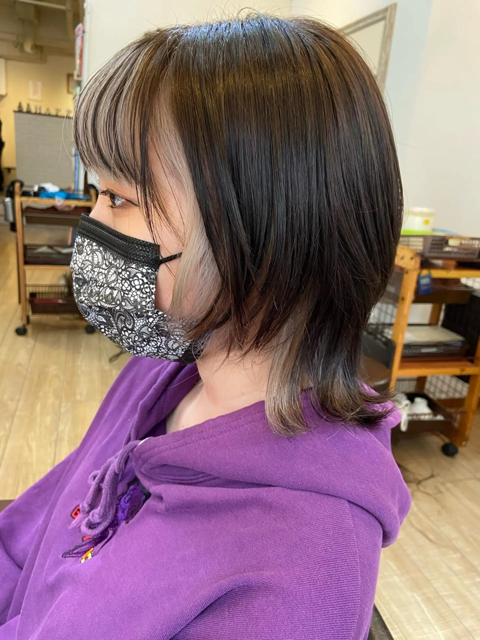 ミディアム nao🎀zina 透明感/艶髪のヘアスタイル