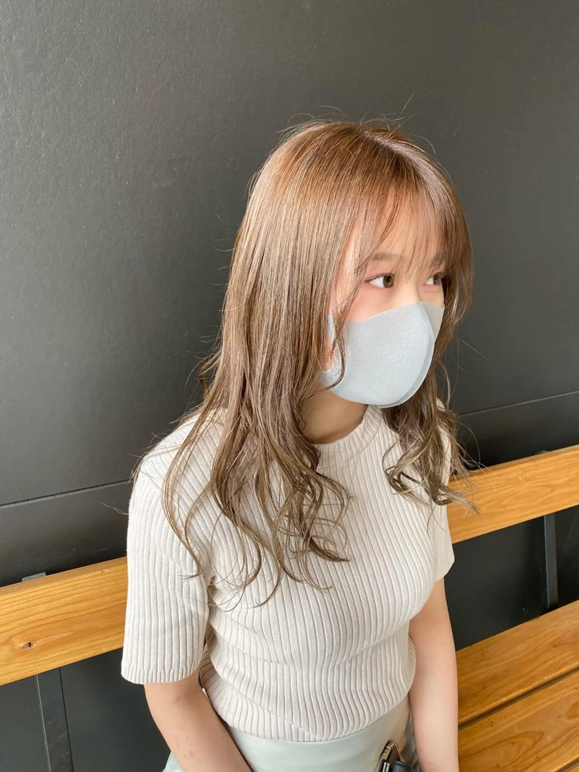 ロング 松岡 昇のヘアスタイル