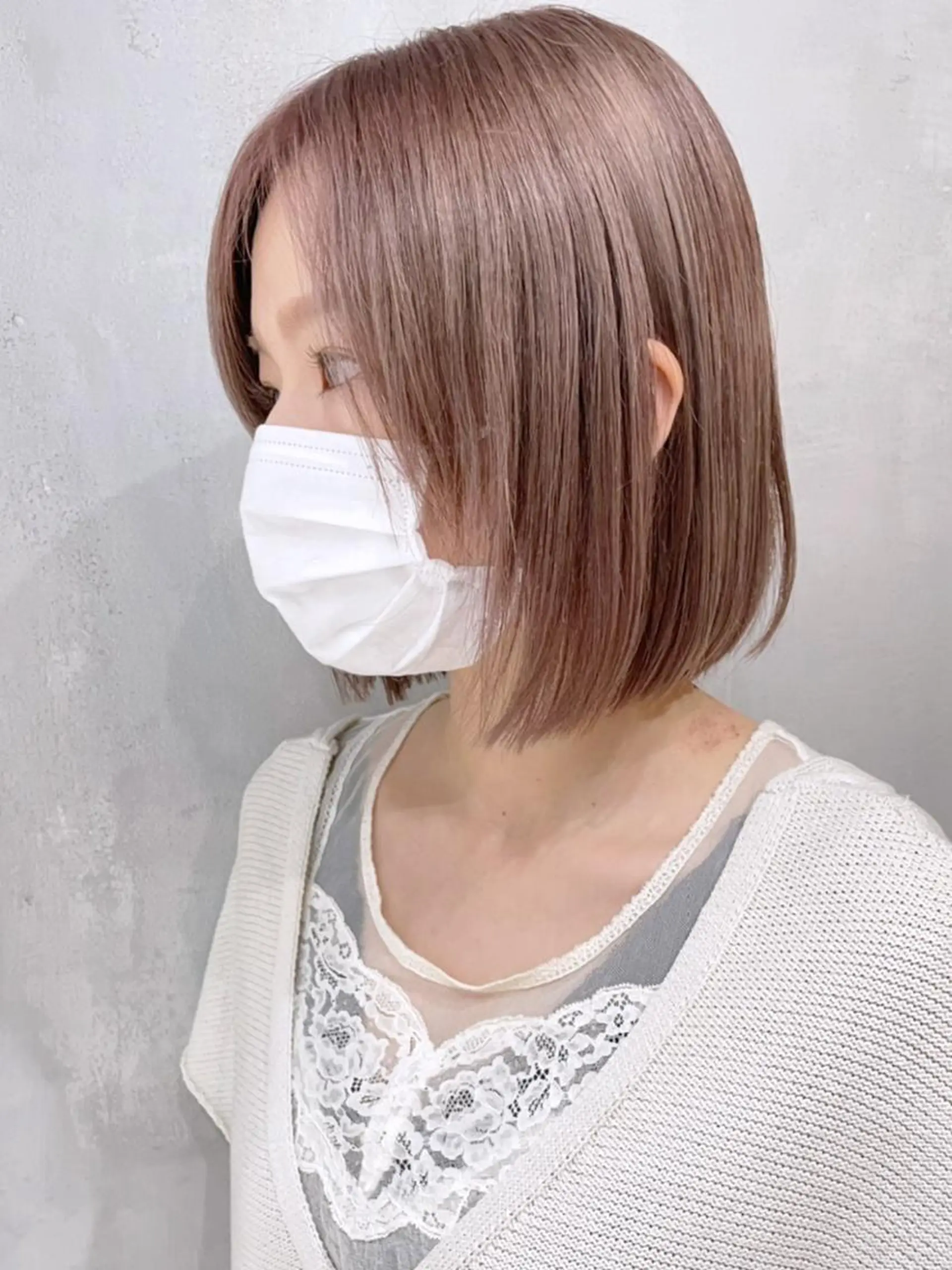 ショート カラー パーマ ヘアアレンジ ボブ ITbyALBUM 浦和店のヘアスタイル