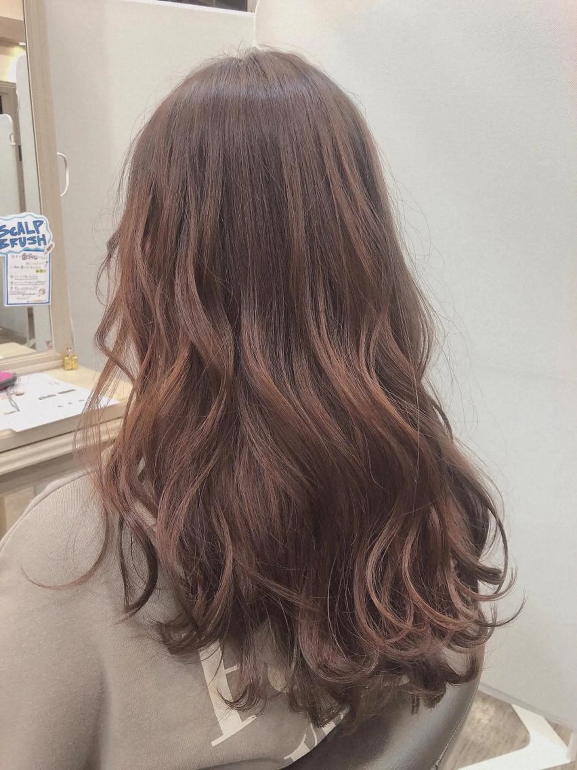 ロング カラー カット ヘアカラー トリートメント 西野 美空🍊のヘアスタイル