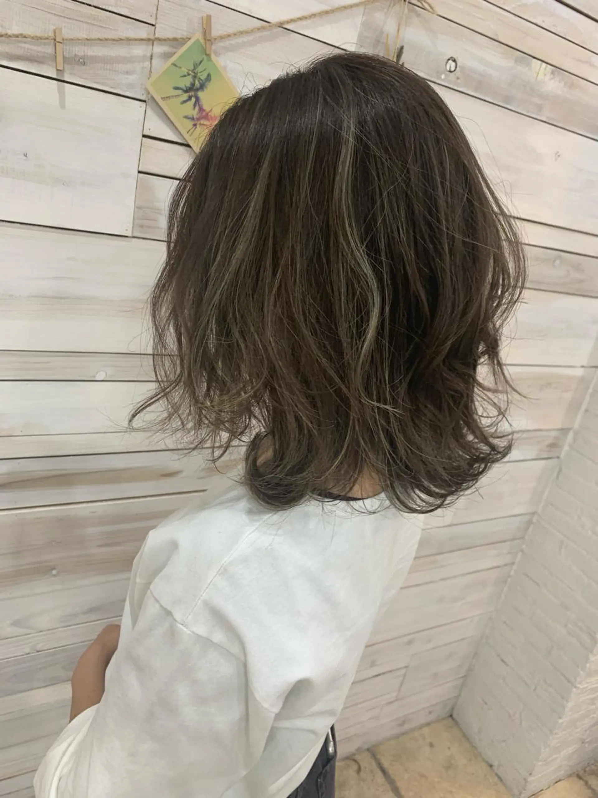 ショート カラー ハッシュカット/ボブ /レイヤー/彩奈のヘアスタイル