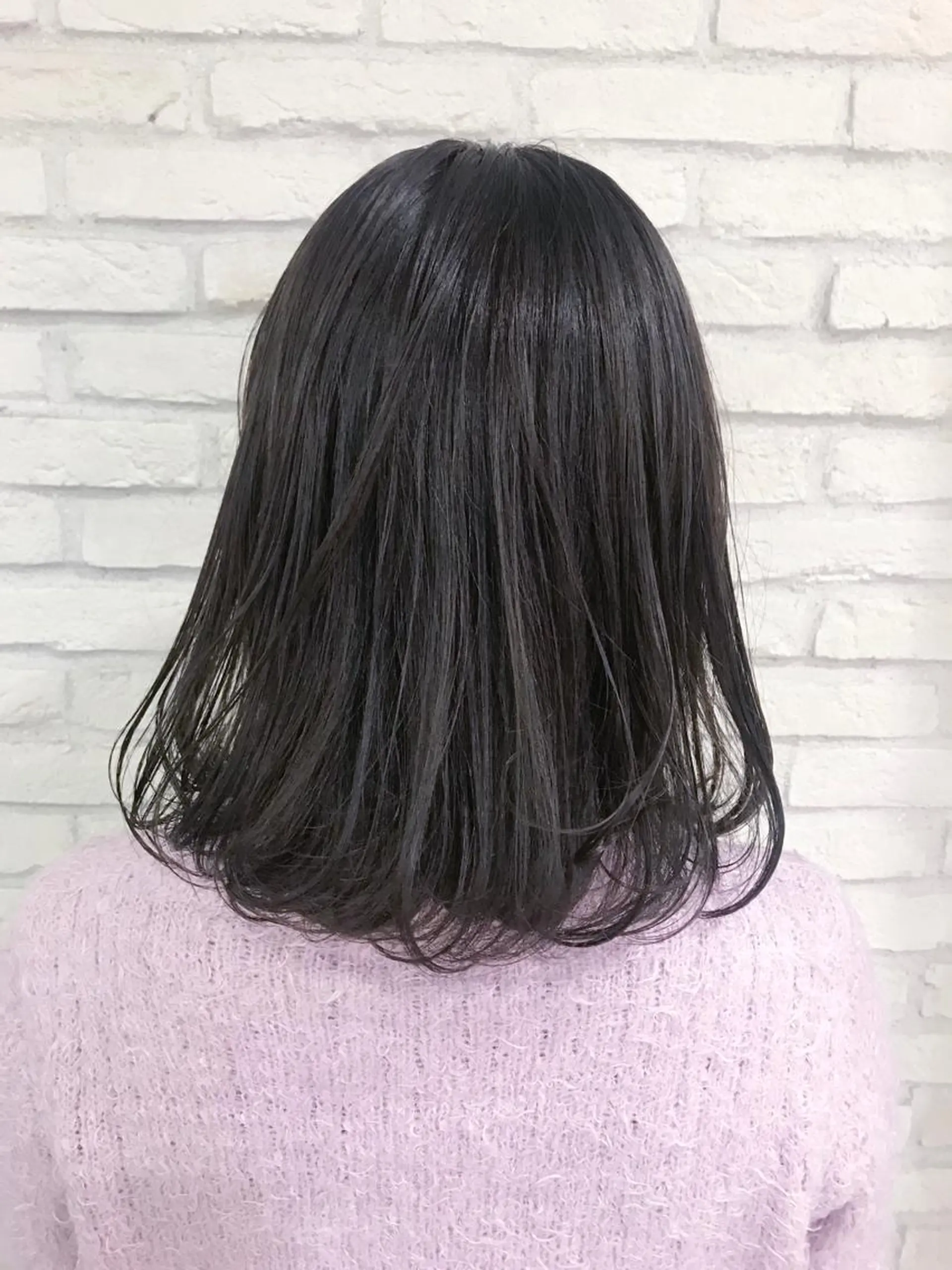 ミディアム カラー 透明感カラー 横浜🍒ルーツカラー エクステ／RIEのヘアスタイル