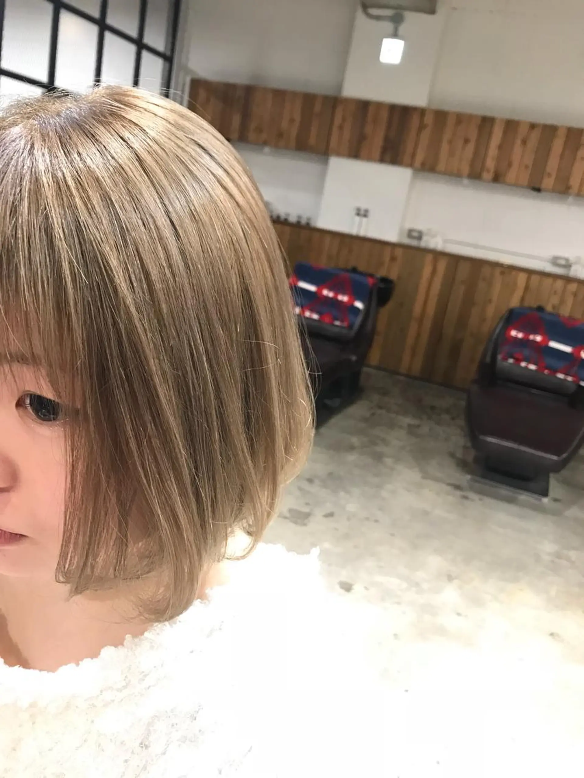 ショート カラー パーマ ヘアアレンジ メンズ キッズ メンズブリーチ アッシュ ベージュカラー ブリーチ オレンジ Forest. -髪質改善-のヘアスタイル