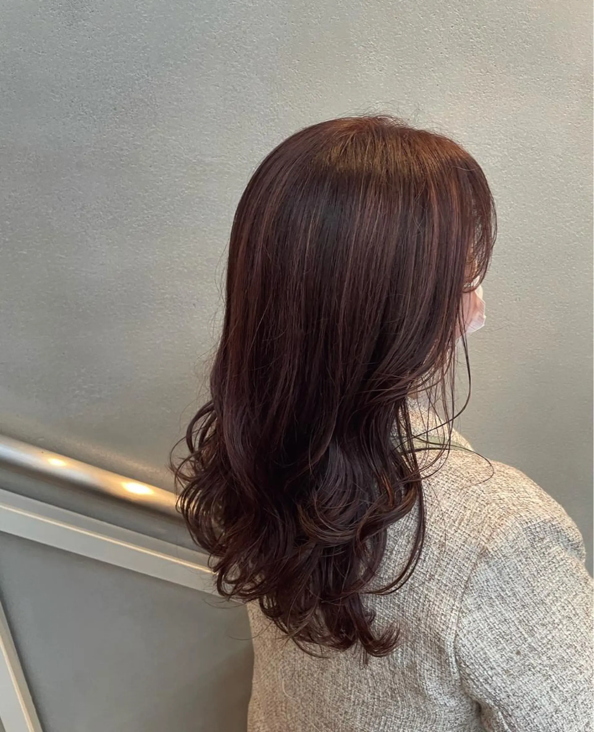 セミロング カラー ブラウンカラー ハイライトカラー ピンクカラー ハイライト 沖縄/ヘアアレンジ /ナカノのヘアスタイル