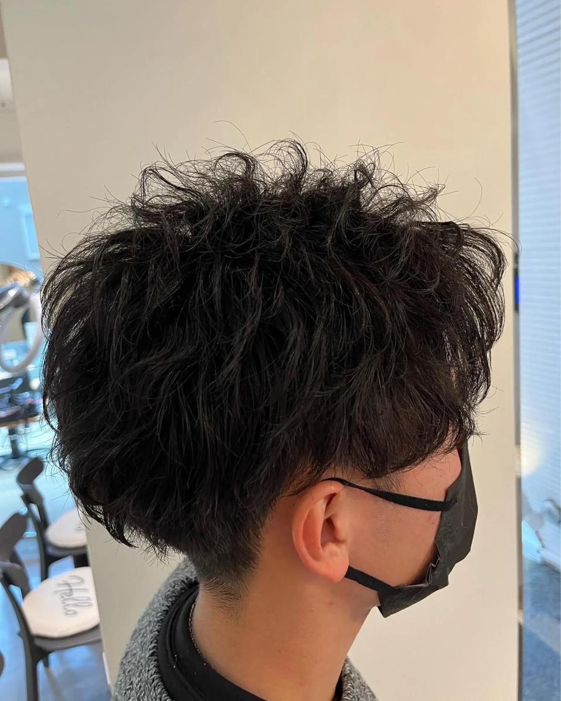 ショート パーマ メンズ APREKO RIKUのヘアスタイル