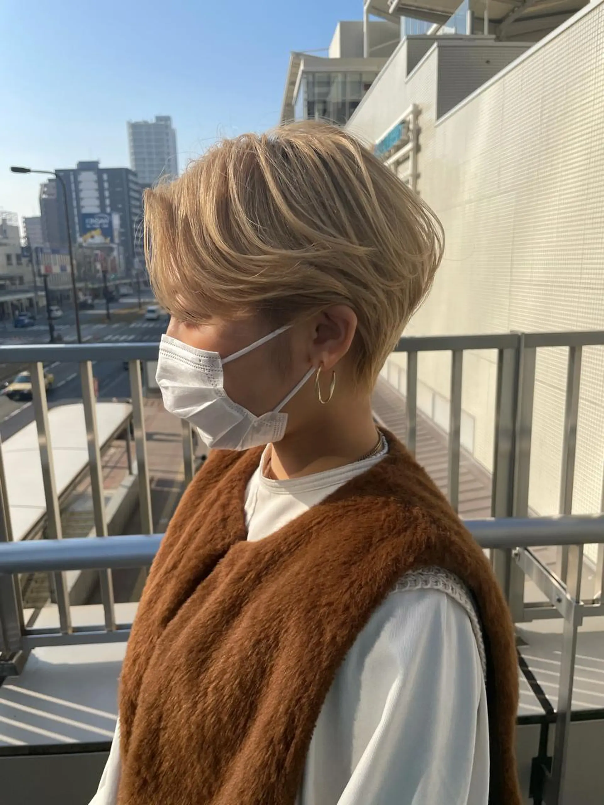 ショート 岡 大斗のヘアスタイル