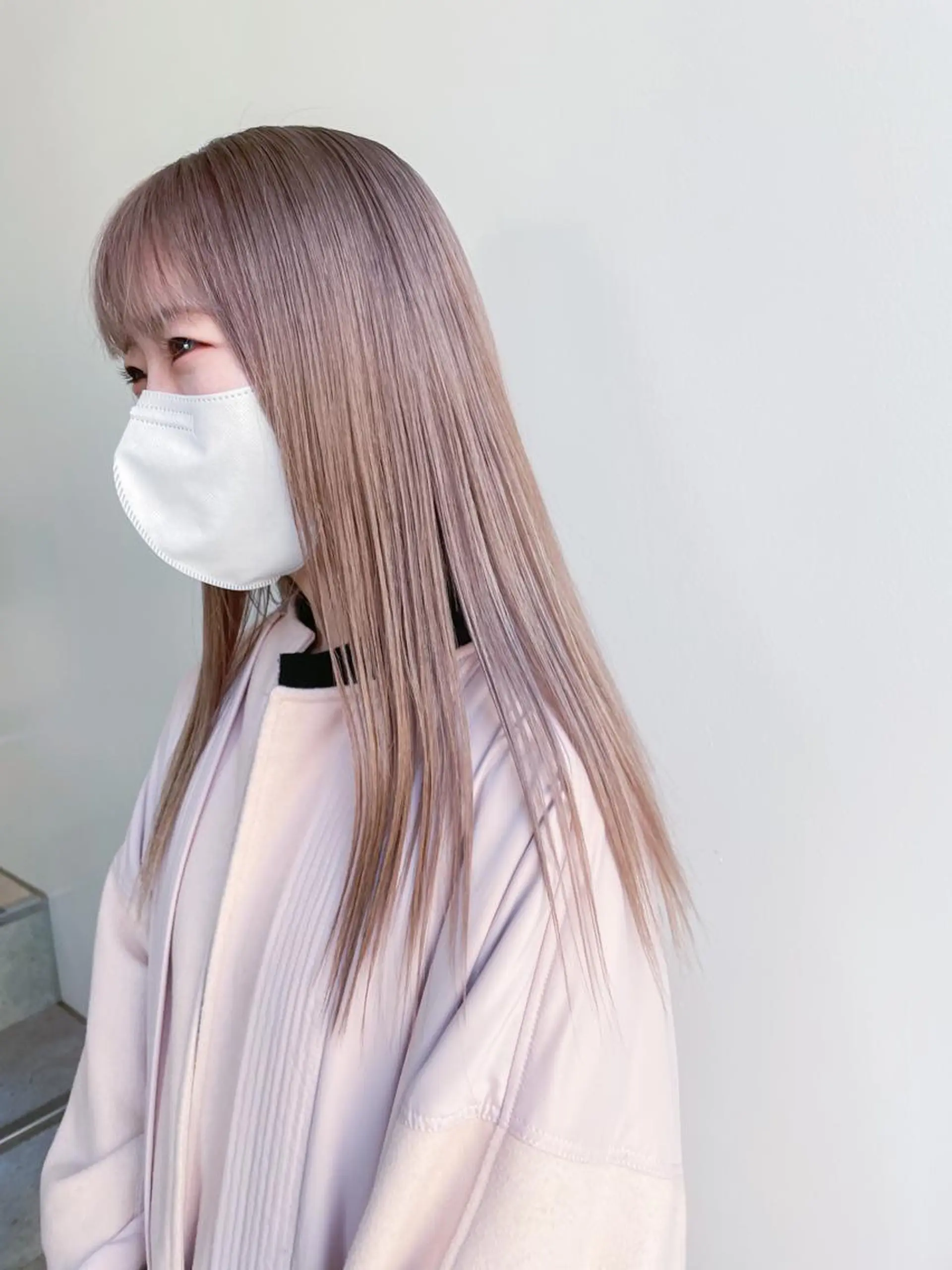 ロング カラー ベージュカラー 透明感カラー カット ヘアカラー Takuma Suzuki中目黒のヘアスタイル